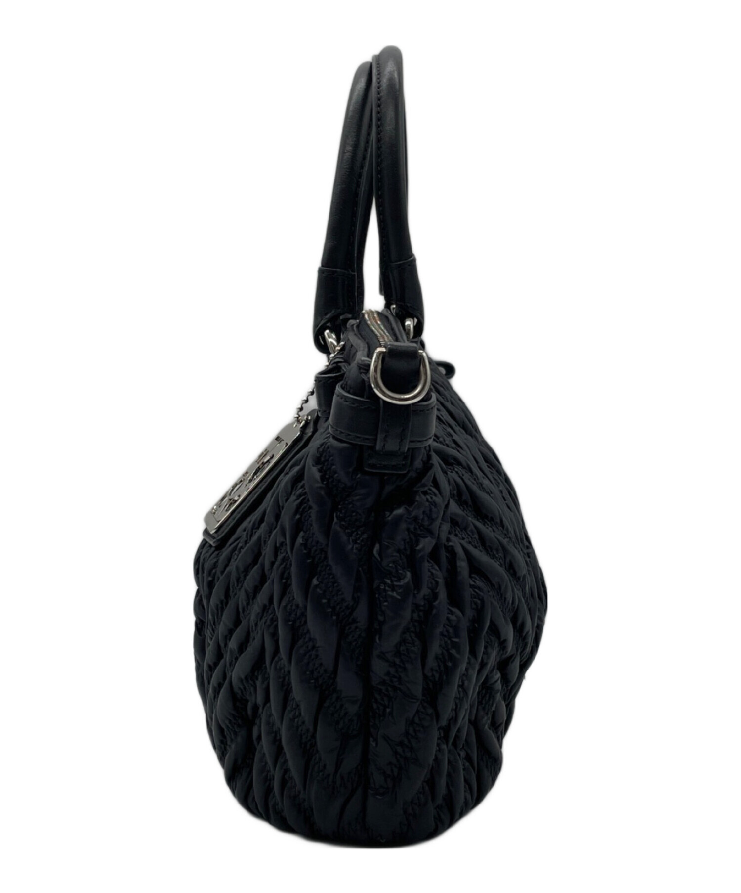 中古・古着通販】COACH (コーチ) 2WAYバッグ ブラック｜ブランド・古着