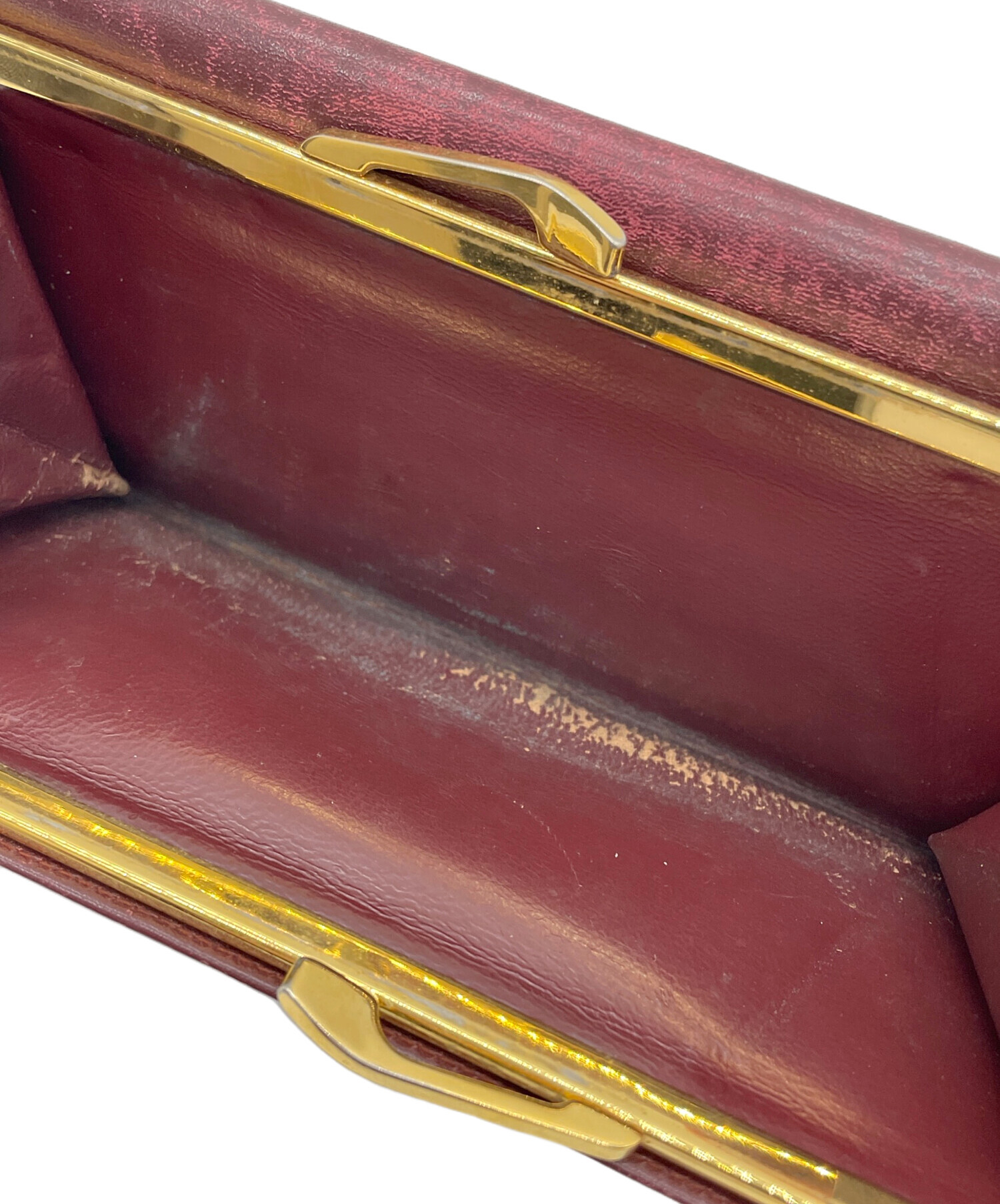 中古・古着通販】Cartier (カルティエ) 長財布 レッド｜ブランド・古着