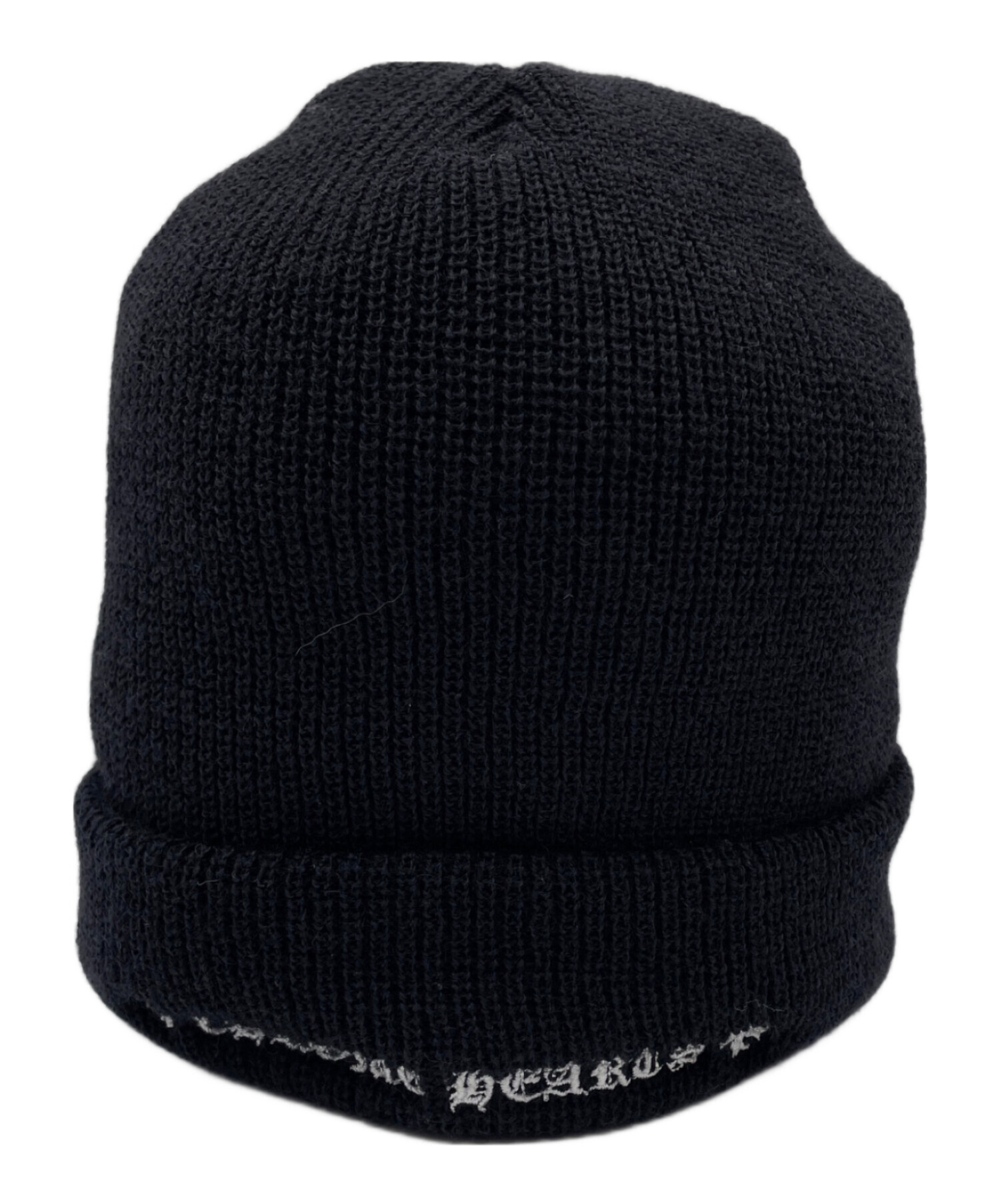 中古・古着通販】CHROME HEARTS (クロムハーツ) ニット帽 ブラック