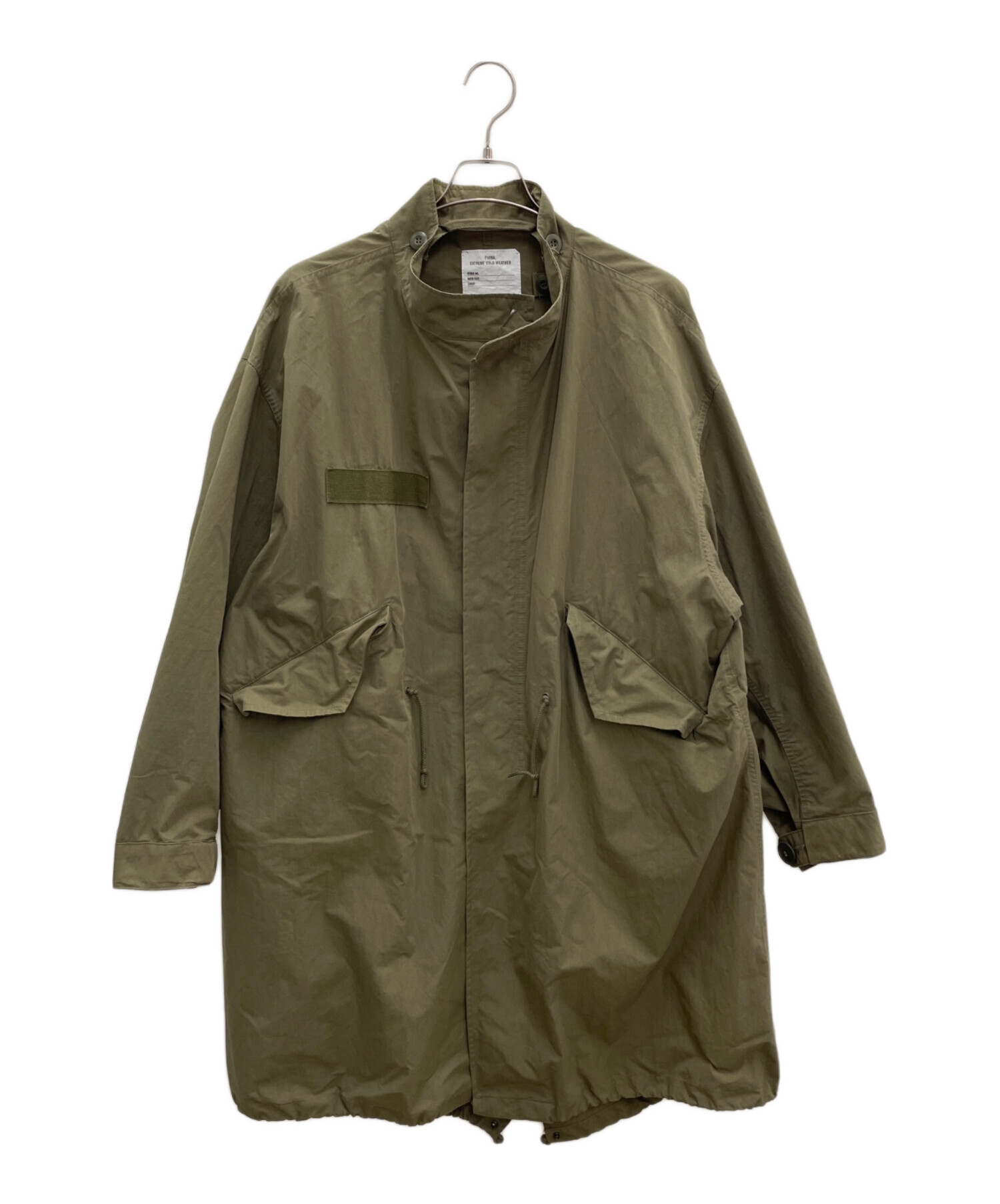 ぷくカーキベージュ1 中古・古着通販】FREAK'S STORE (フリークスストア) ミリタリーコート