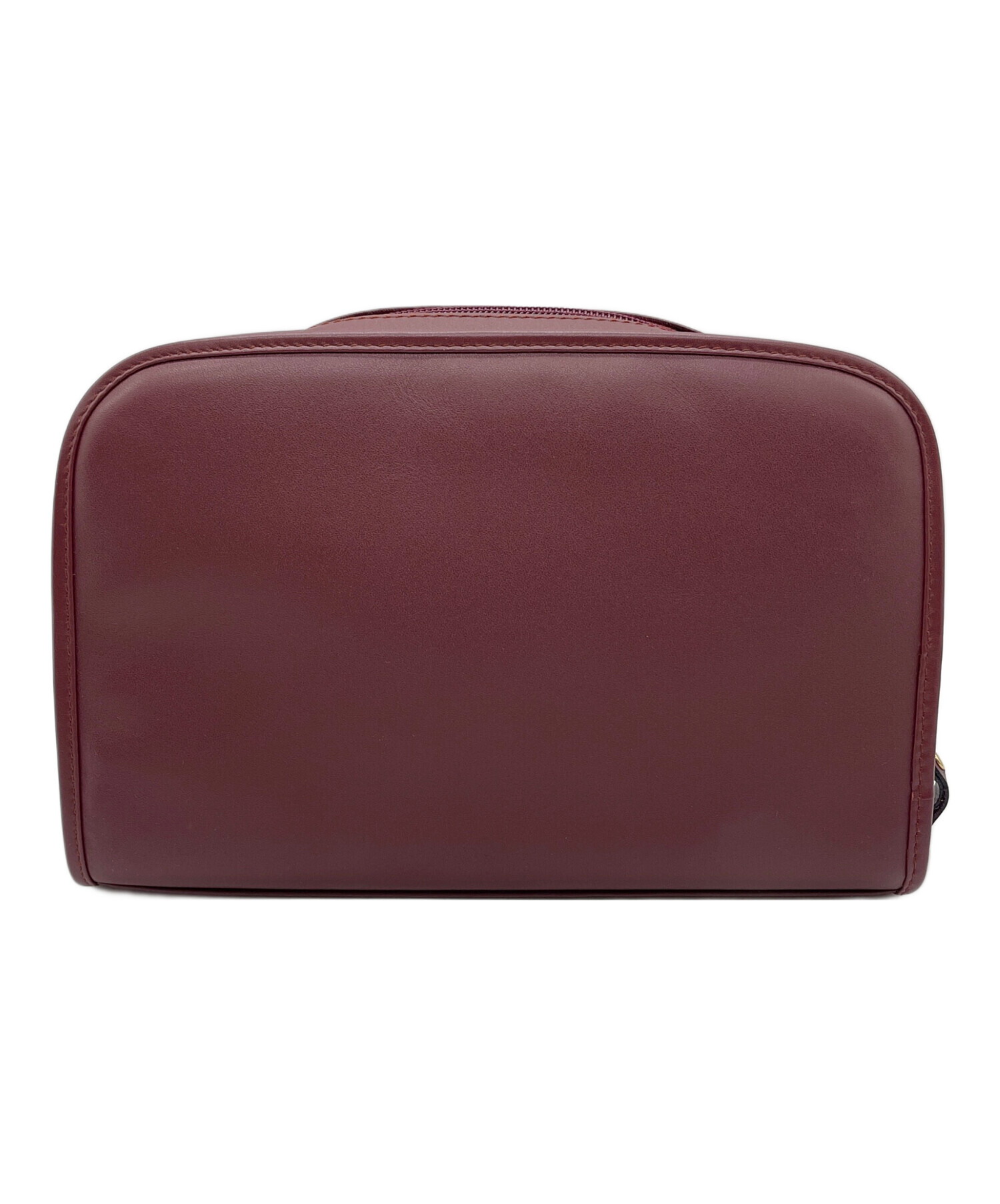 中古・古着通販】Cartier (カルティエ) クラッチバッグ ボルドー