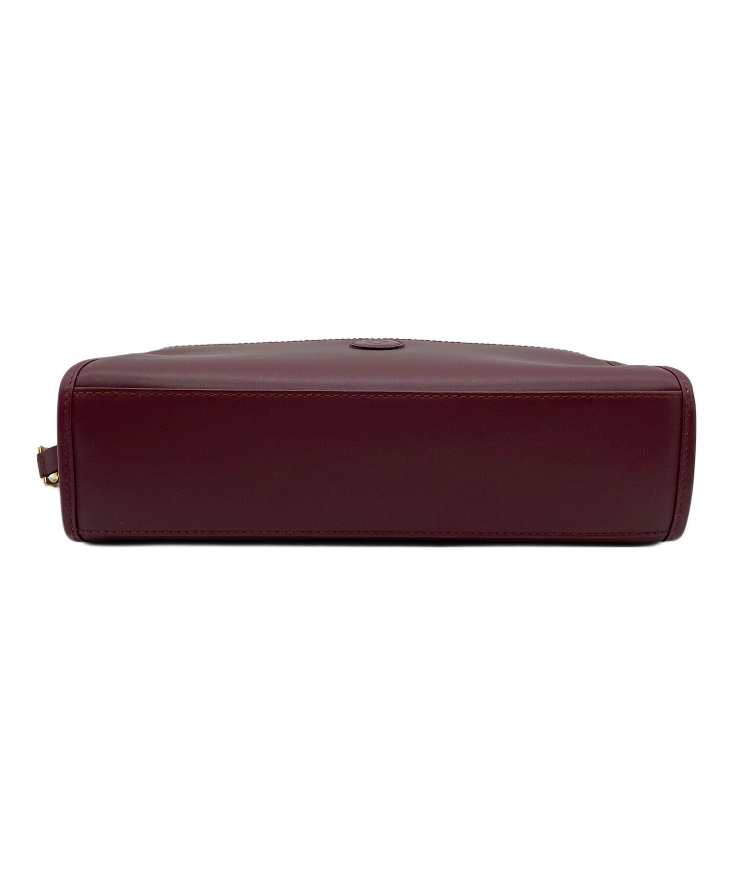 中古・古着通販】Cartier (カルティエ) クラッチバッグ ボルドー