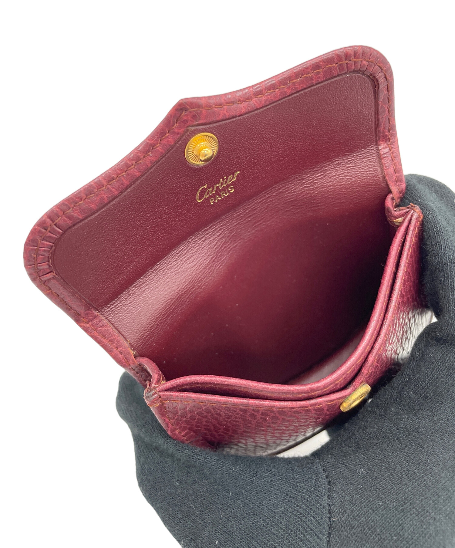 中古・古着通販】Cartier (カルティエ) コインケース ボルドー