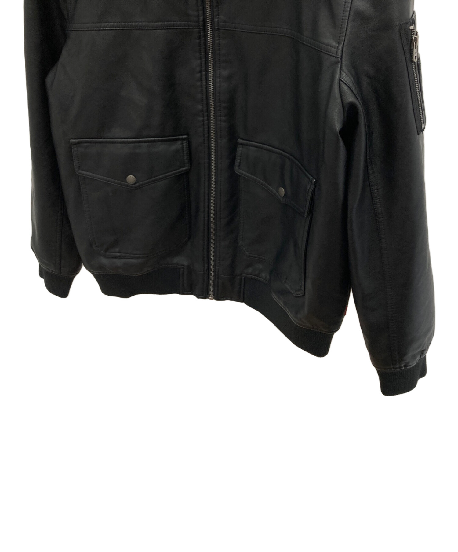 中古・古着通販】LEVI'S (リーバイス) MA-1スタイルエコレザー