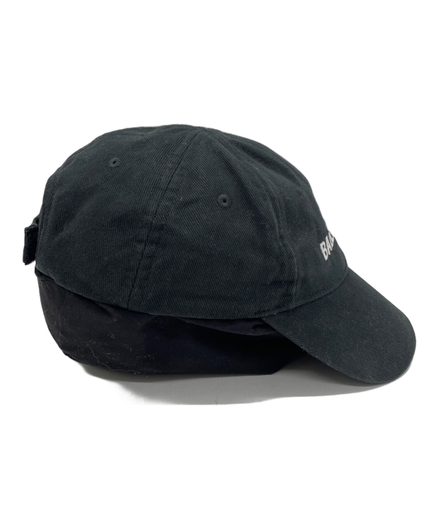中古・古着通販】BALENCIAGA (バレンシアガ) ロゴキャップ ブラック