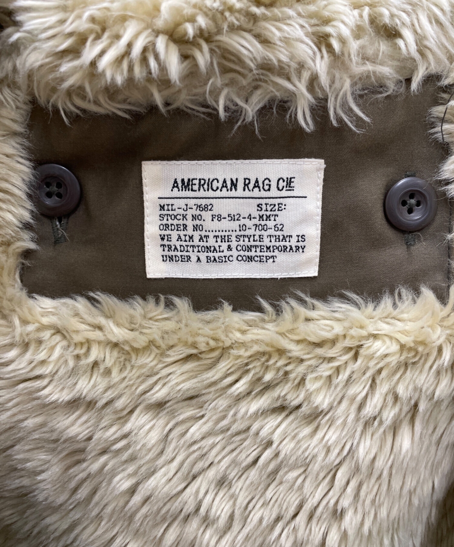 中古・古着通販】AMERICAN RAG CIE (アメリカンラグシー) モッズコート