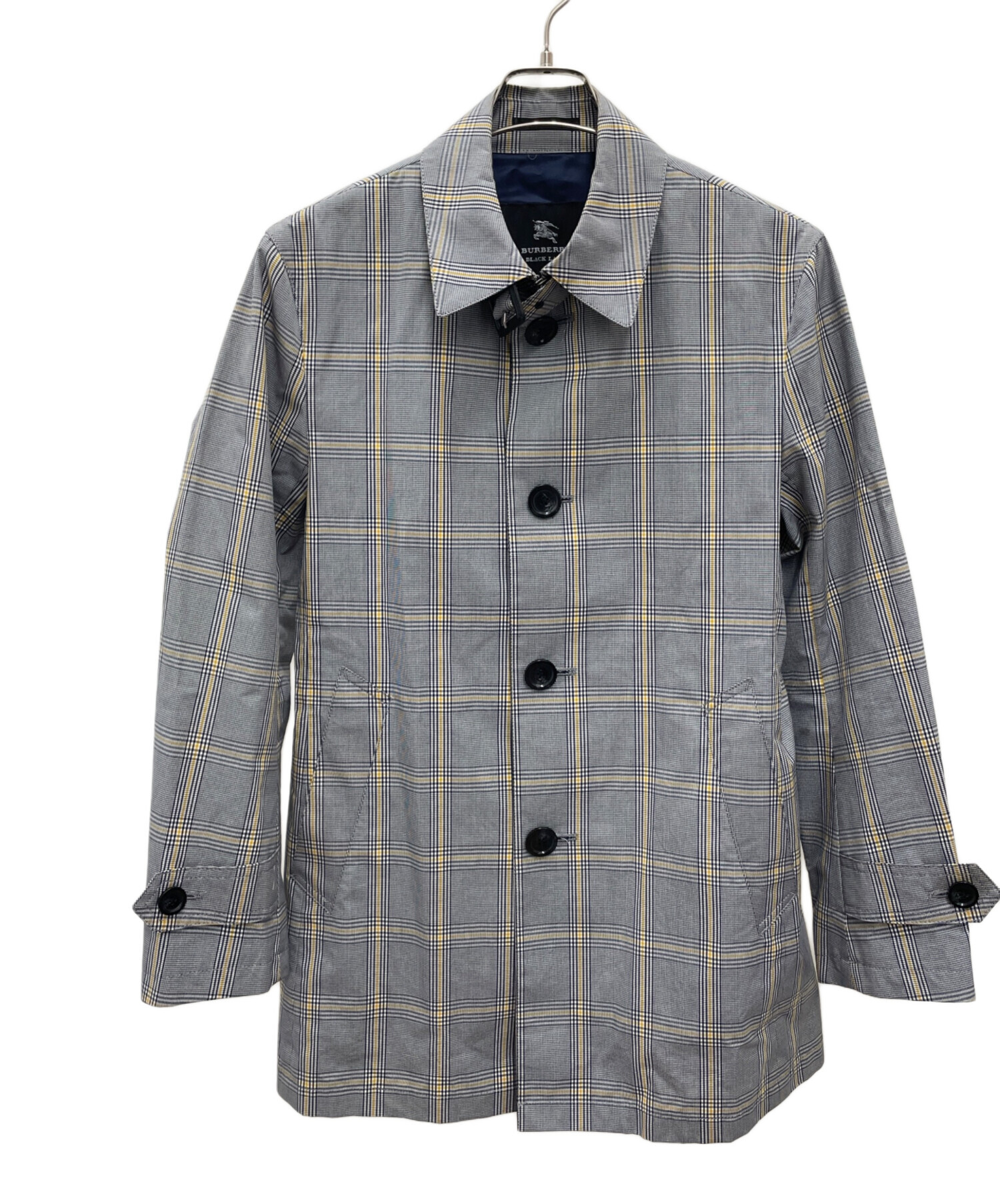 BURBERRY BLACK LABEL ステンカラーコート グレー 中古・古着通販】BURBERRY BLACK LABEL (バーバリーブラックレーベル
