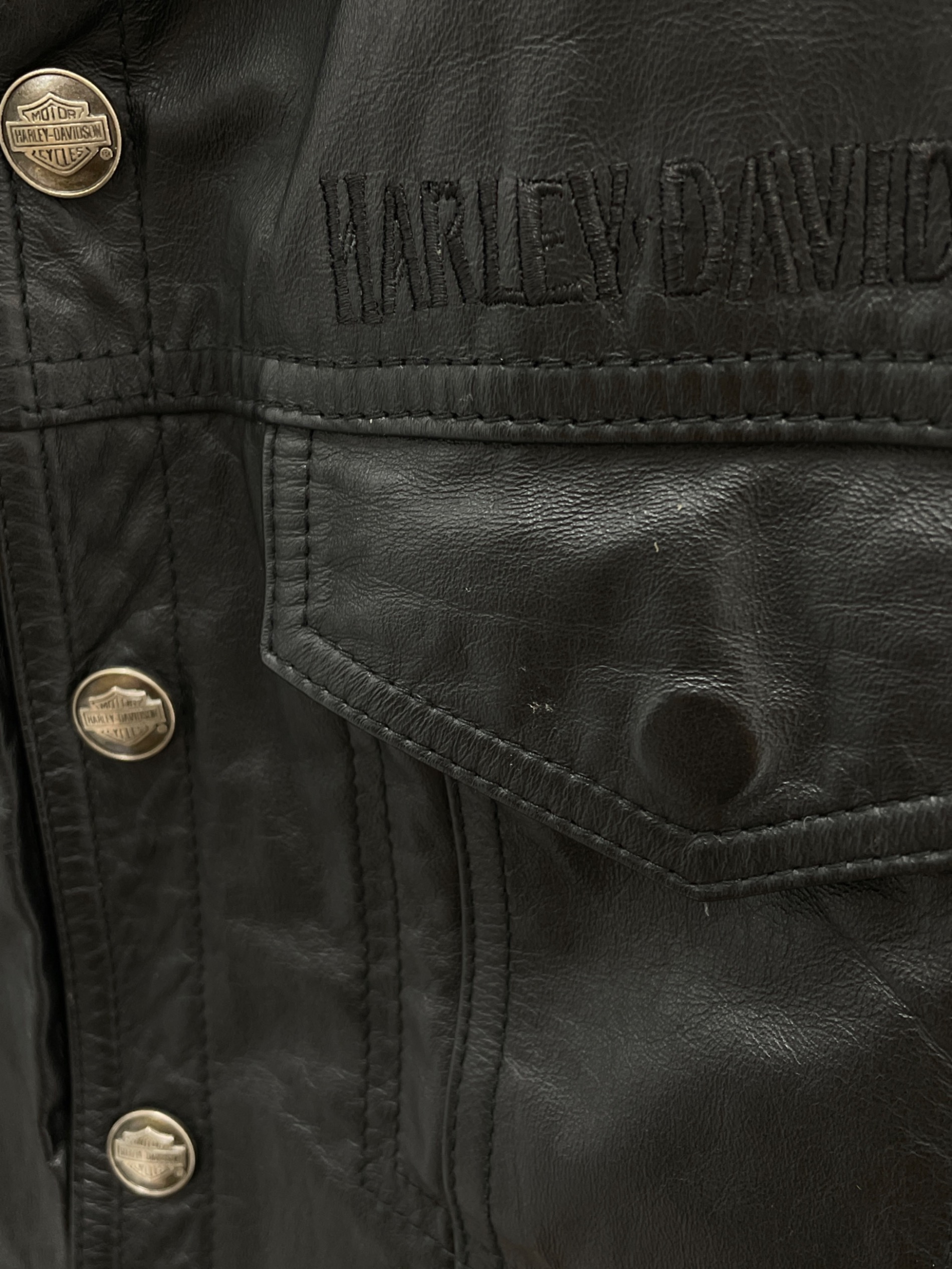 中古・古着通販】HARLEY-DAVIDSON (ハーレーダビッドソン) レザー
