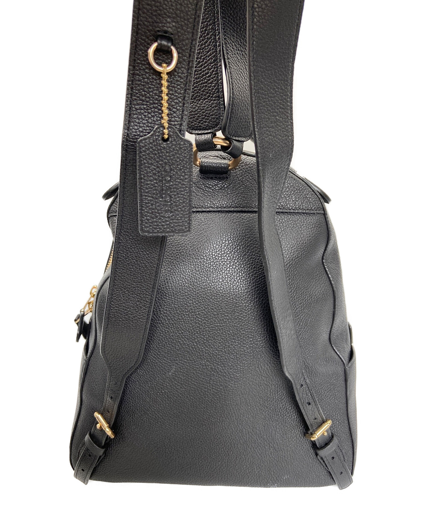 【新品未使用】COACH ブラックバックパック 中古・古着通販】COACH (コーチ) リュック ブラック｜ブランド・古着