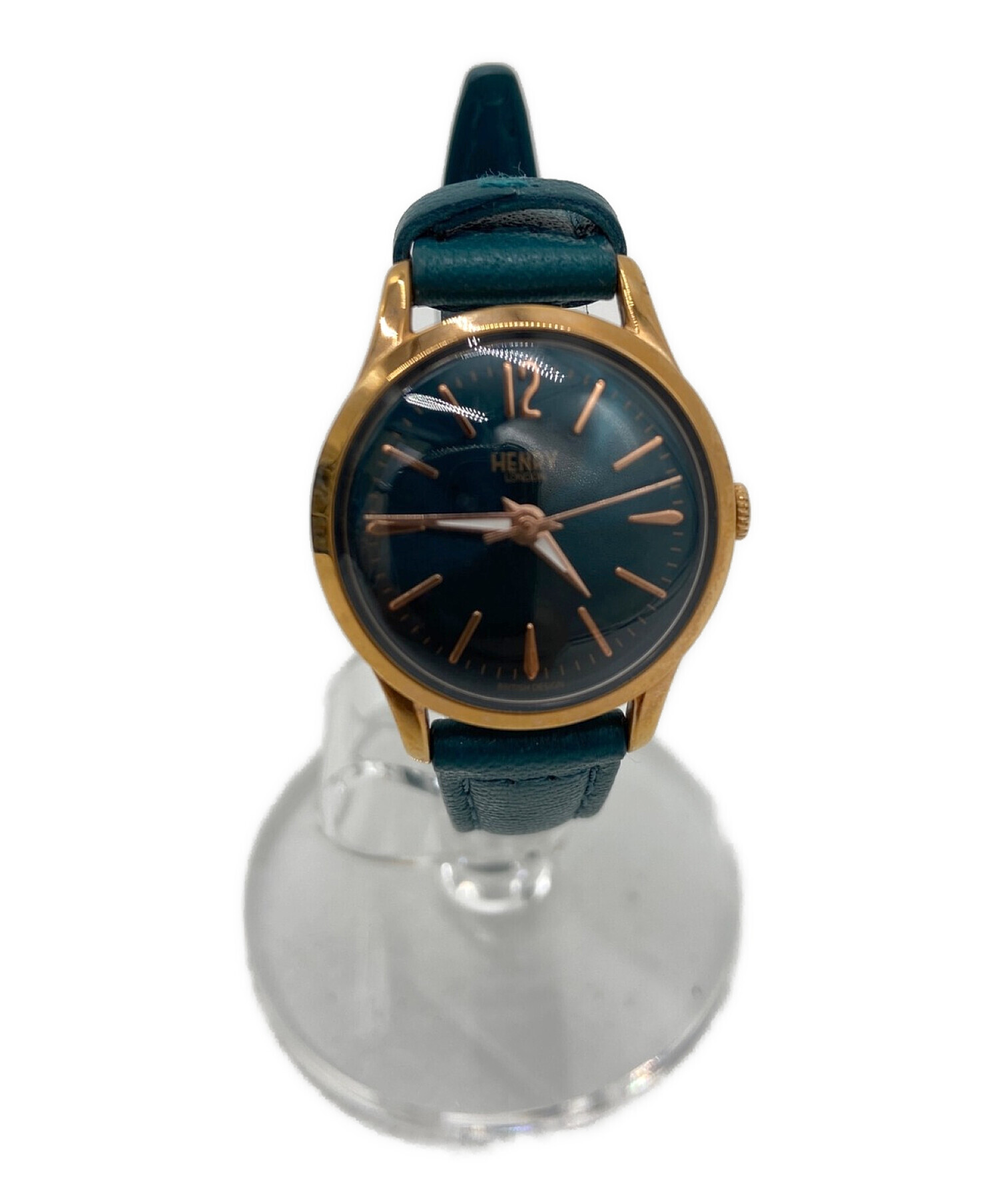 HENRY LONDON ヘンリーロンドン ゴールド クロノ 新品金 緑 HENRY LONDON ヘンリーロンドン ゴールド クロノ 新品金 緑 英国の