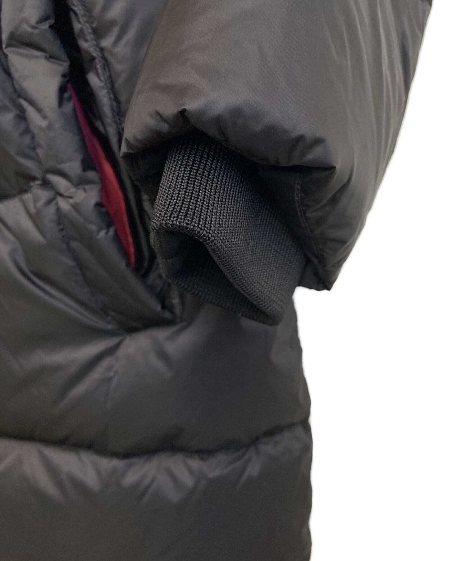 中古・古着通販】DIESEL (ディーゼル) 切替配色ダウンコート ブラック 