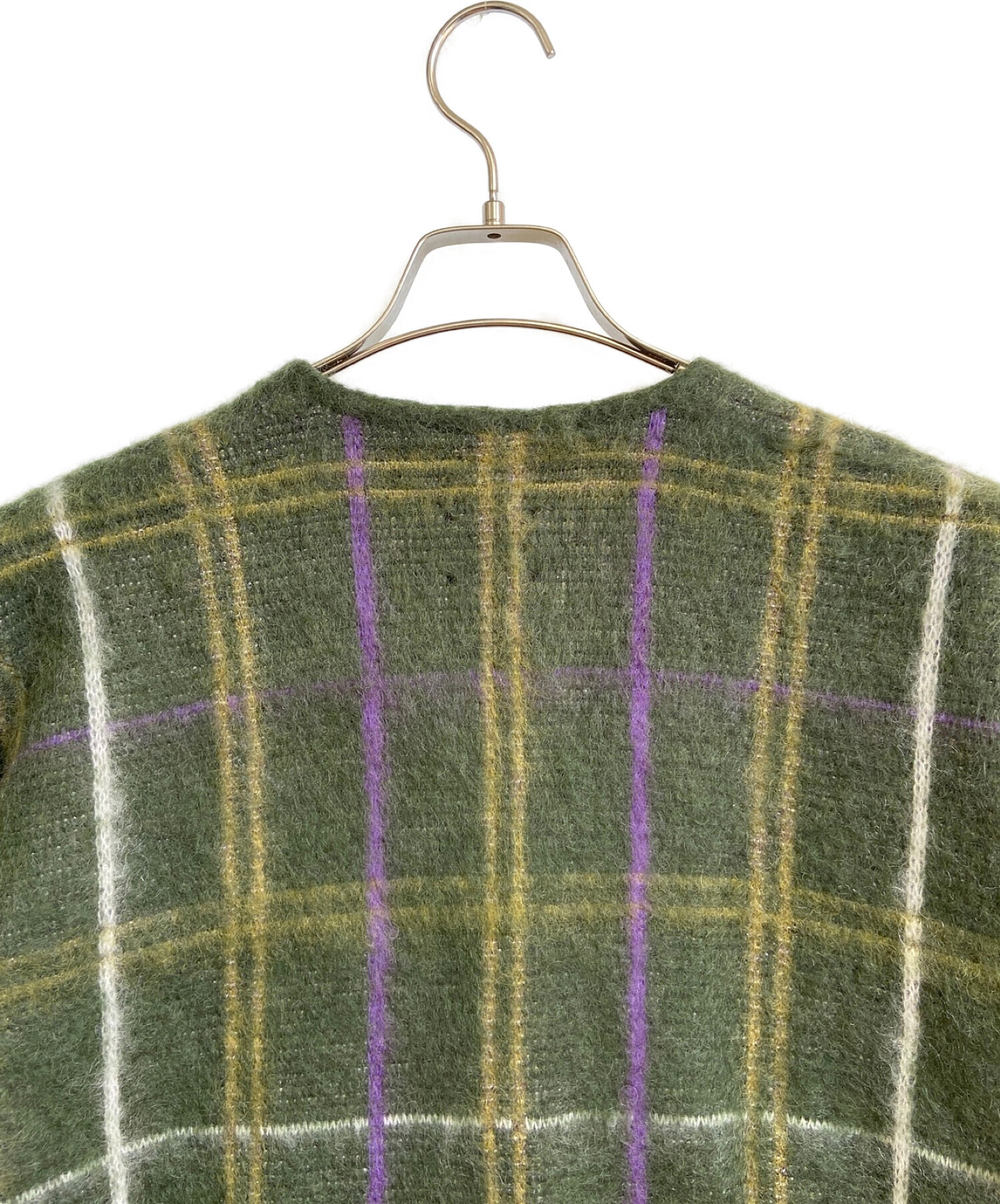 Needles モヘアカーディガン オリーブグリーン M Needles モヘア カーディガン オリーブ XS