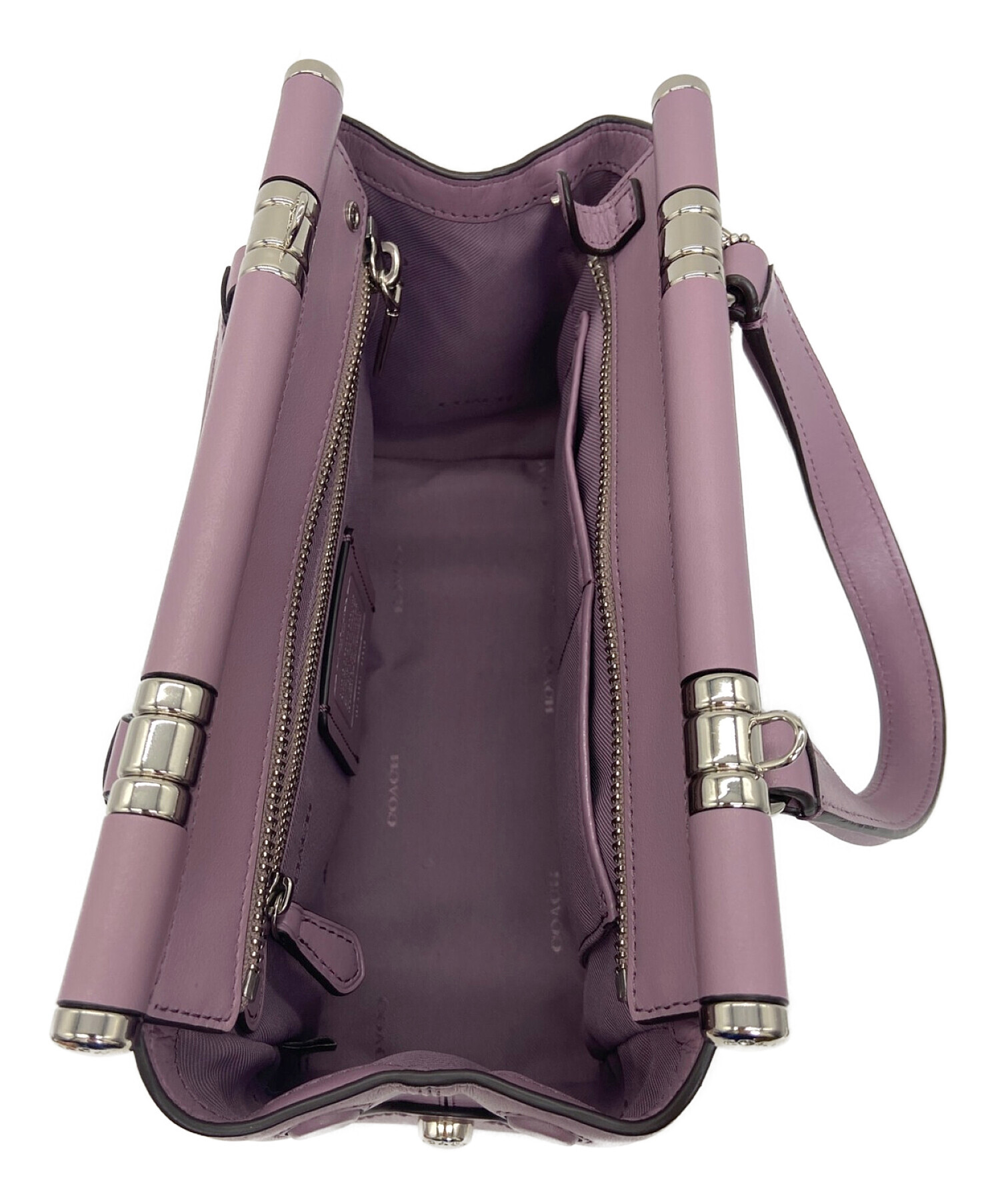 中古・古着通販】COACH (コーチ) ハンドバッグ ラベンダー｜ブランド