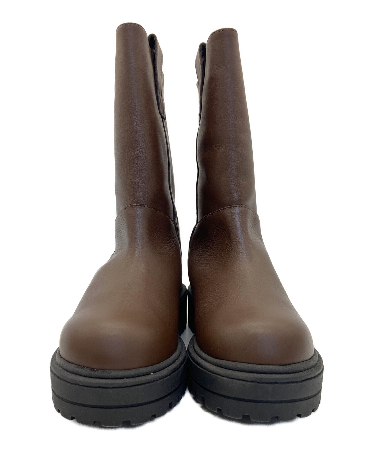 中古・古着通販】REMME (レメ) ミドルブーツ ブラウン サイズ:38