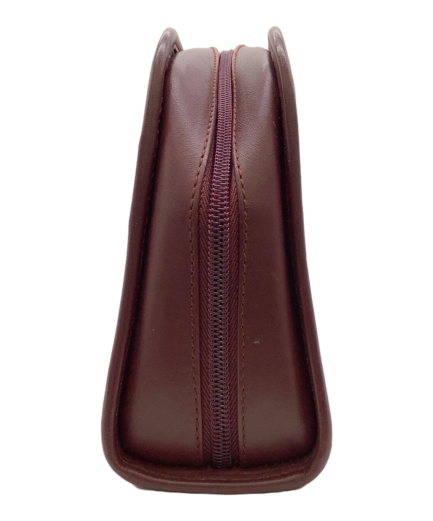 中古・古着通販】Cartier (カルティエ) ハンドポーチ ボルドー