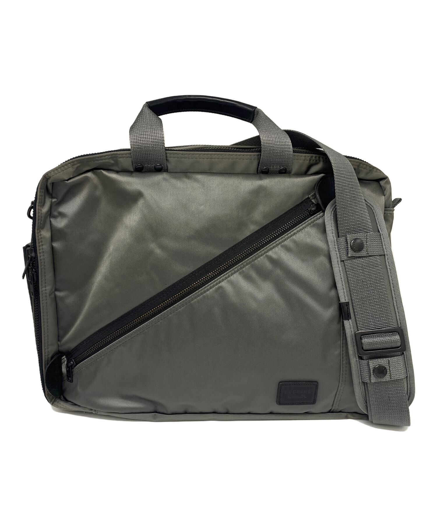 美品 匿名配送 PORTER 吉田カバン ブリーフケース グレー CLIP（PORTER） ポーター クリップ 2WAYブリーフケース 550-08959