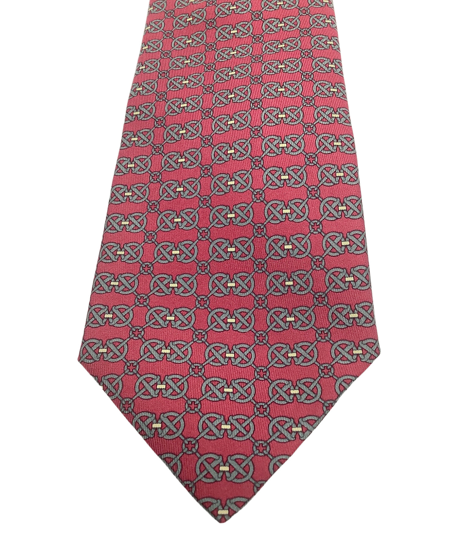 中古・古着通販】HERMES (エルメス) ネクタイ ボルドー サイズ