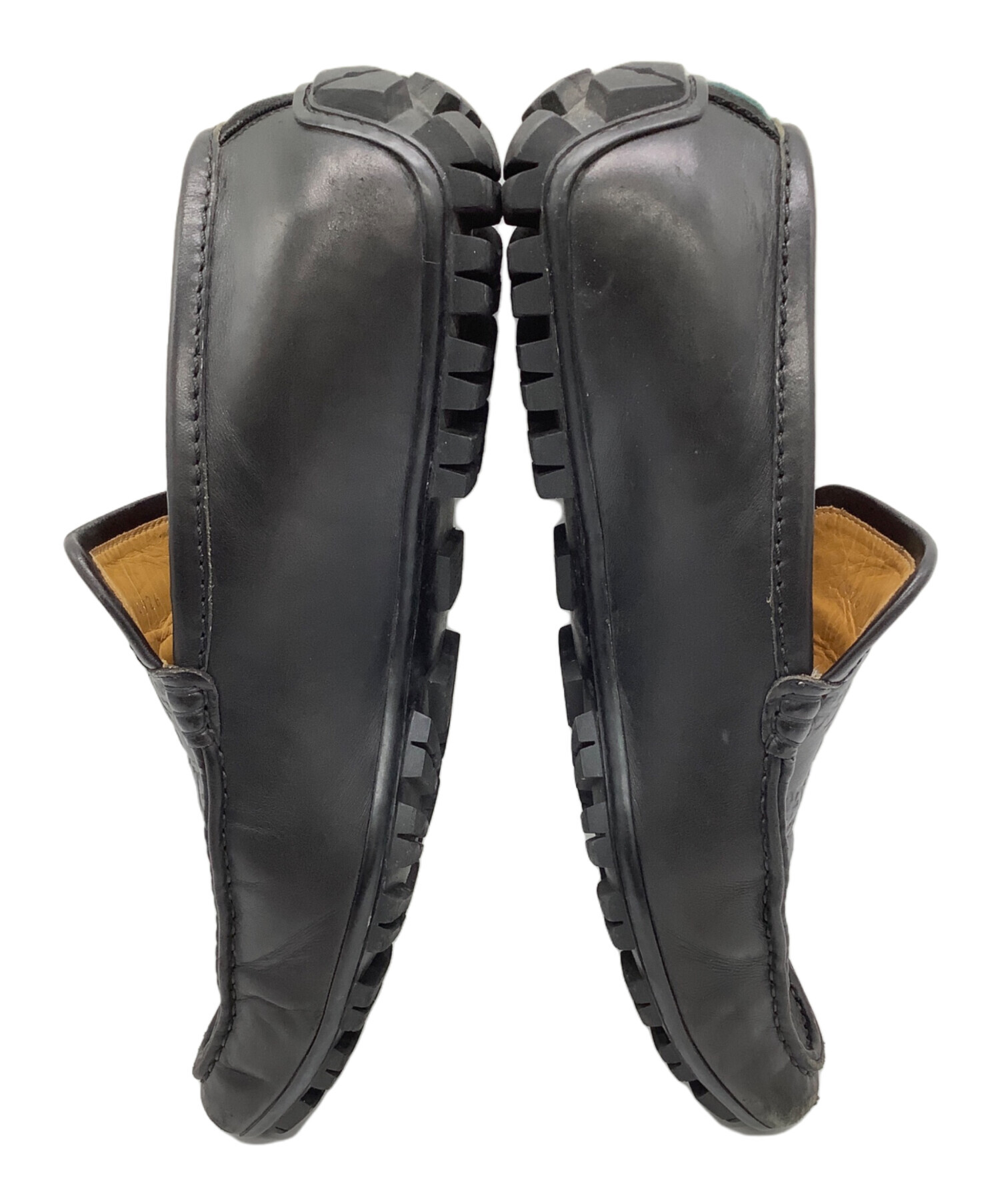 中古・古着通販】GUCCI (グッチ) ローファー ブラック サイズ:44