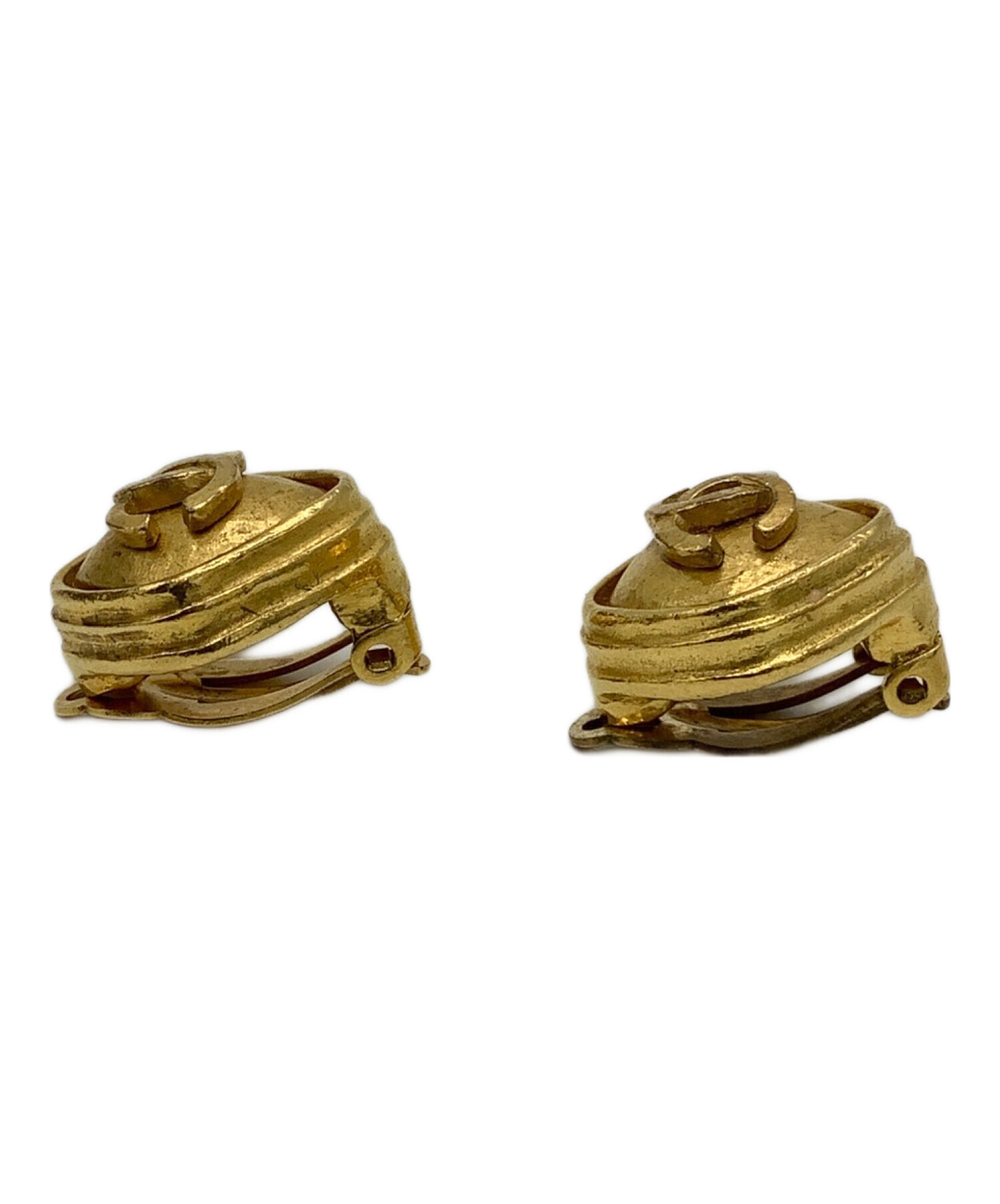 中古・古着通販】CHANEL (シャネル) イヤリング ゴールド｜ブランド  