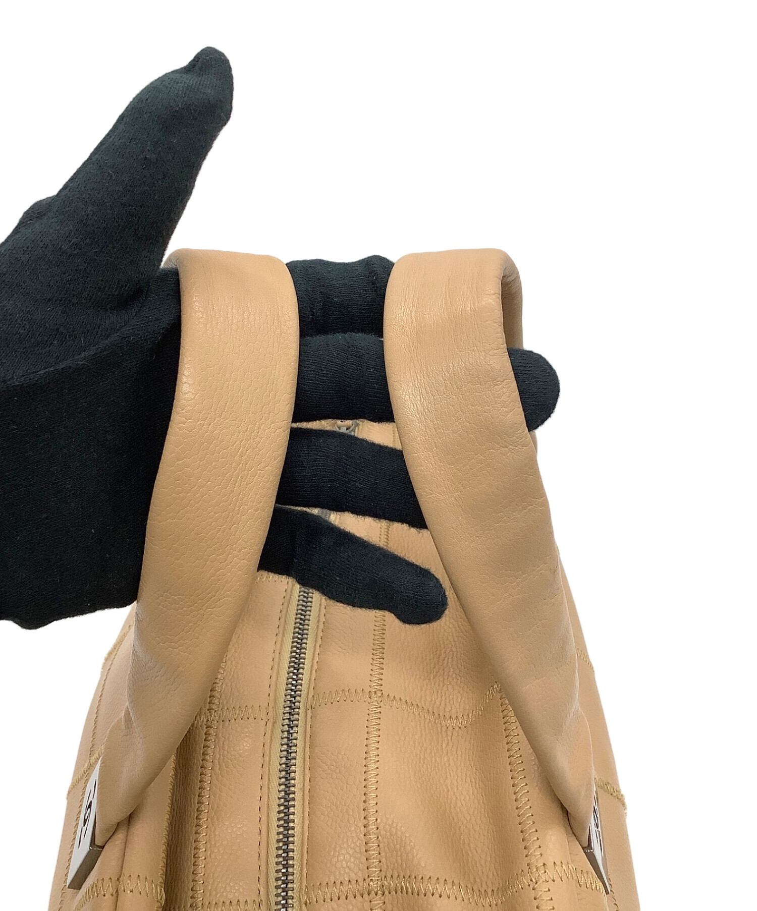 中古・古着通販】CHANEL (シャネル) ミニボストンバッグ ベージュ