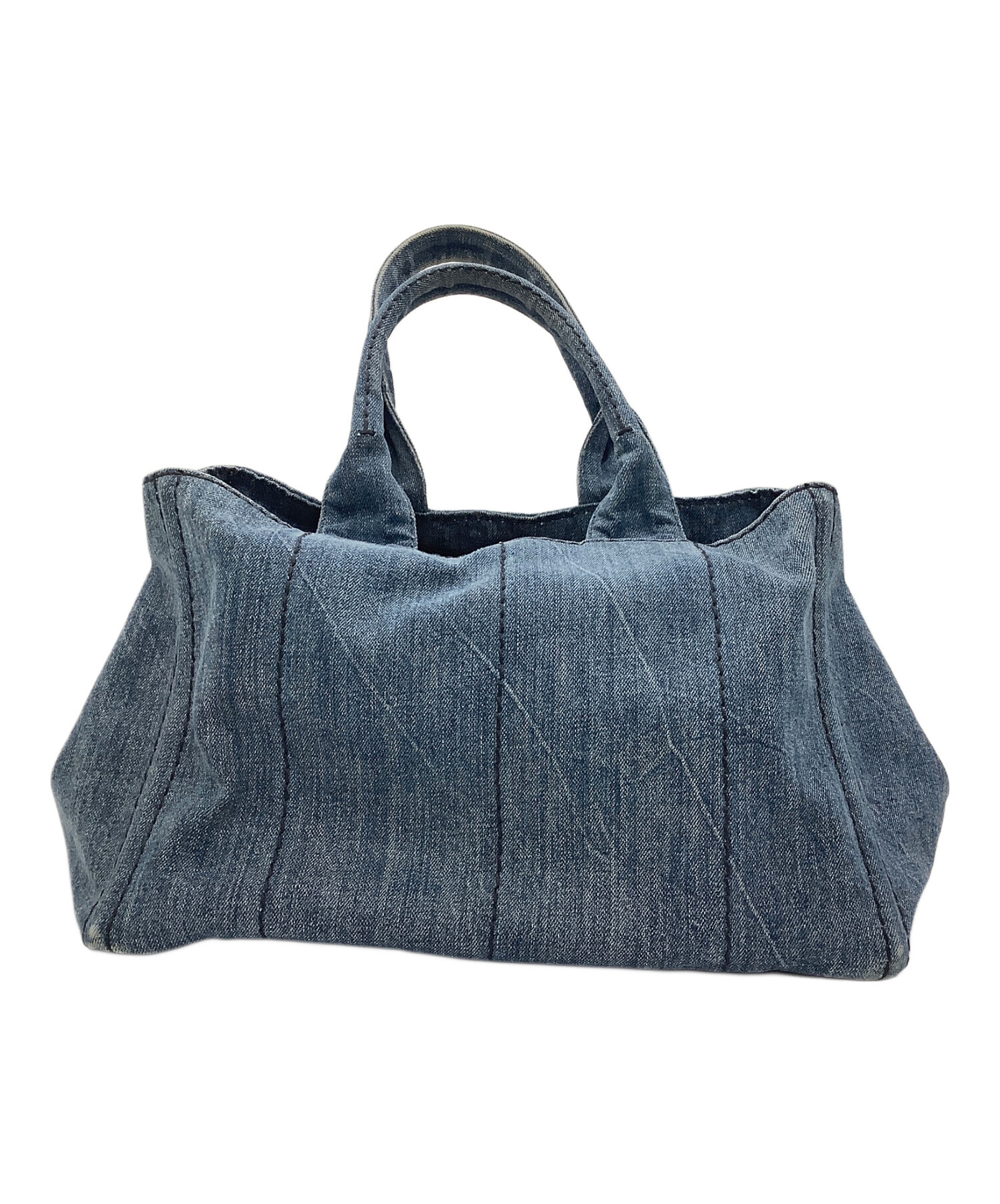 中古・古着通販】PRADA (プラダ) トートバッグ ネイビー｜ブランド