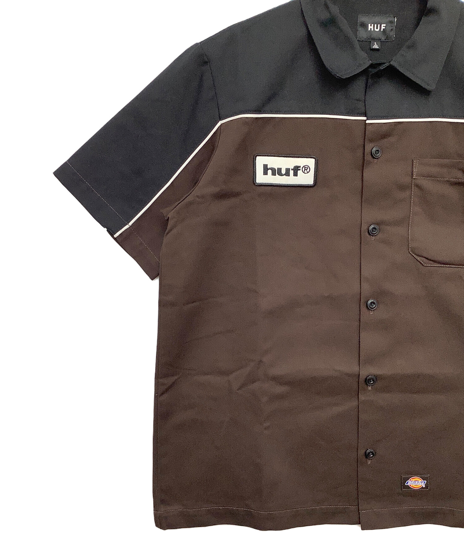 中古・古着通販】HUF (ハフ) Dickies (ディッキーズ) ワークシャツ 