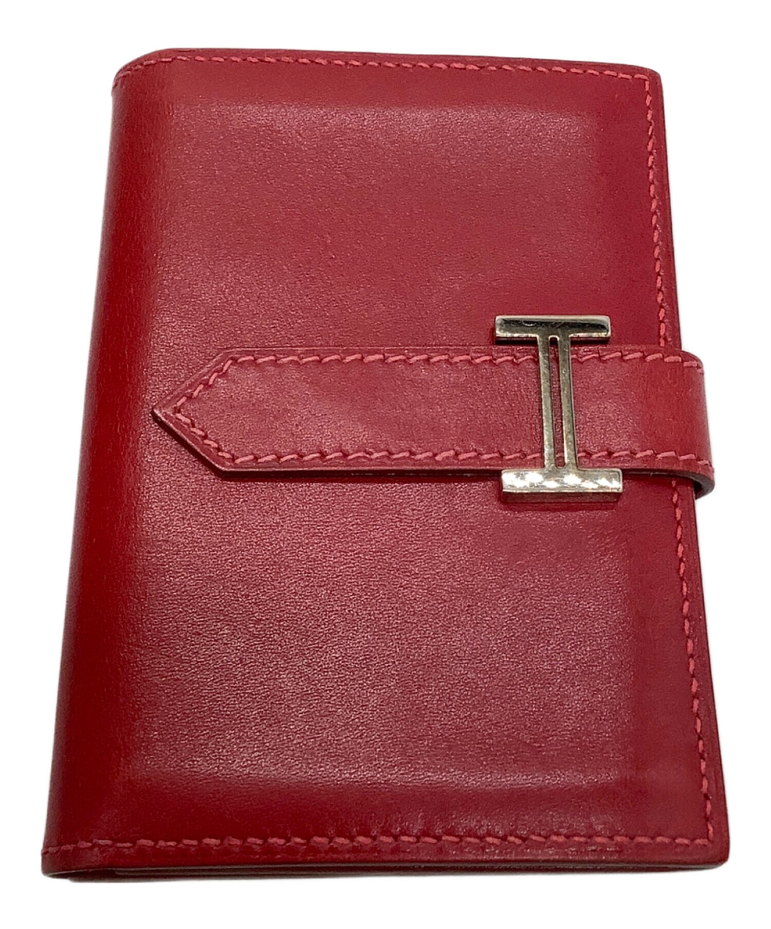 HERMES エルメス 財布・ケース  赤 【古着】【中古】【送料無料】 中古・古着通販】HERMES (エルメス) コンパクトウォレット レッド
