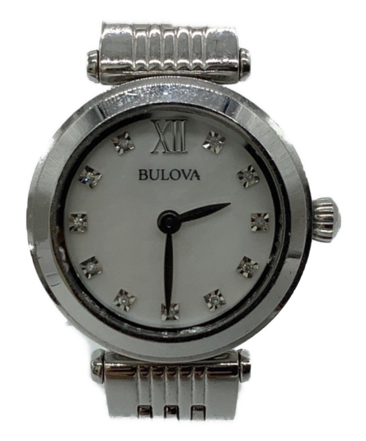 ブローバ　アンティーク時計 中古・古着通販】BULOVA (ブローバ) 腕時計 ホワイト｜ブランド・古着