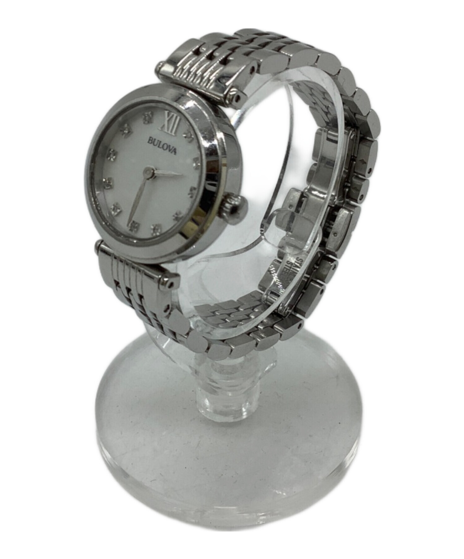 中古・古着通販】BULOVA (ブローバ) 腕時計 ホワイト｜ブランド・古着