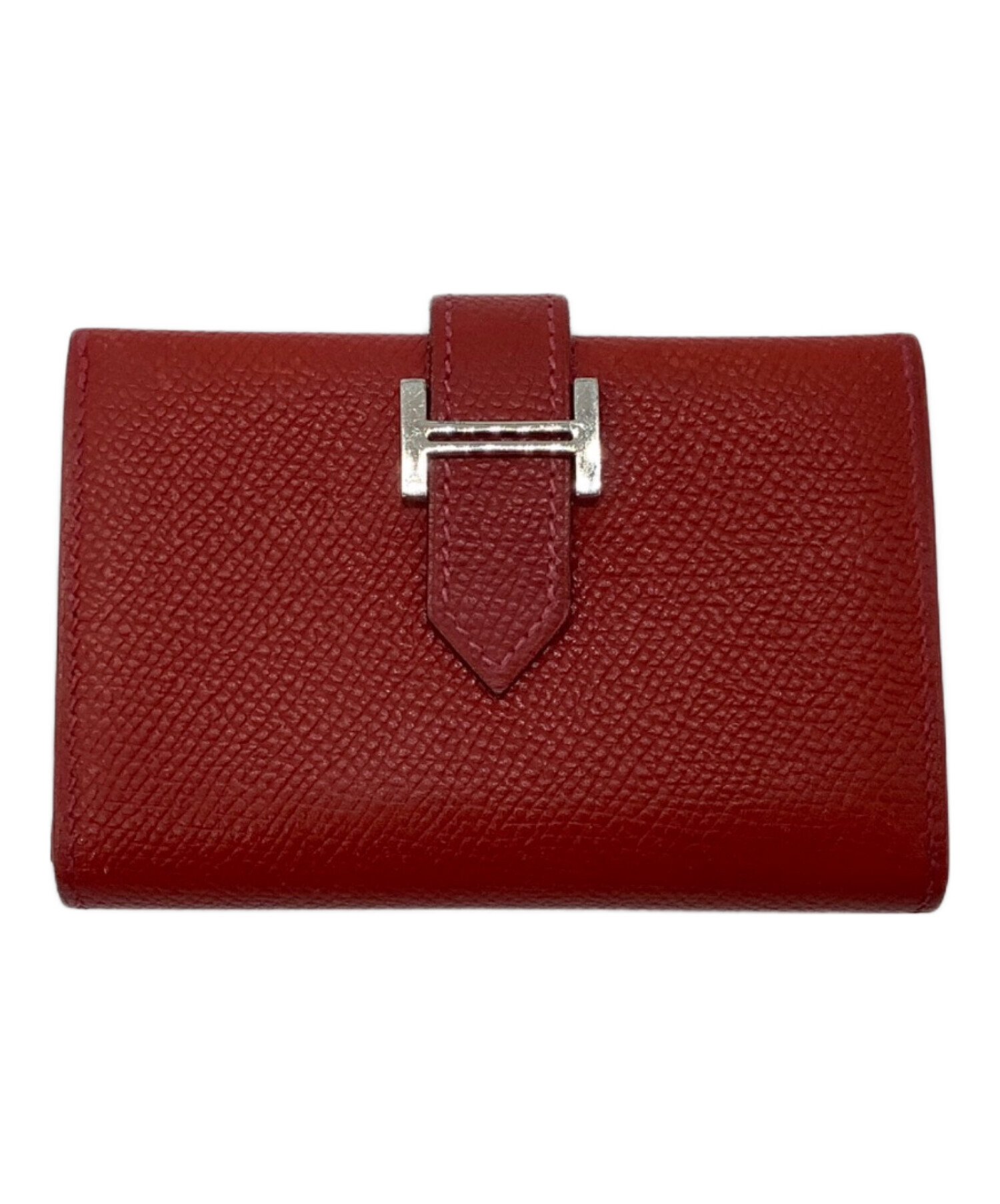 中古・古着通販】HERMES (エルメス) カードケース レッド｜ブランド