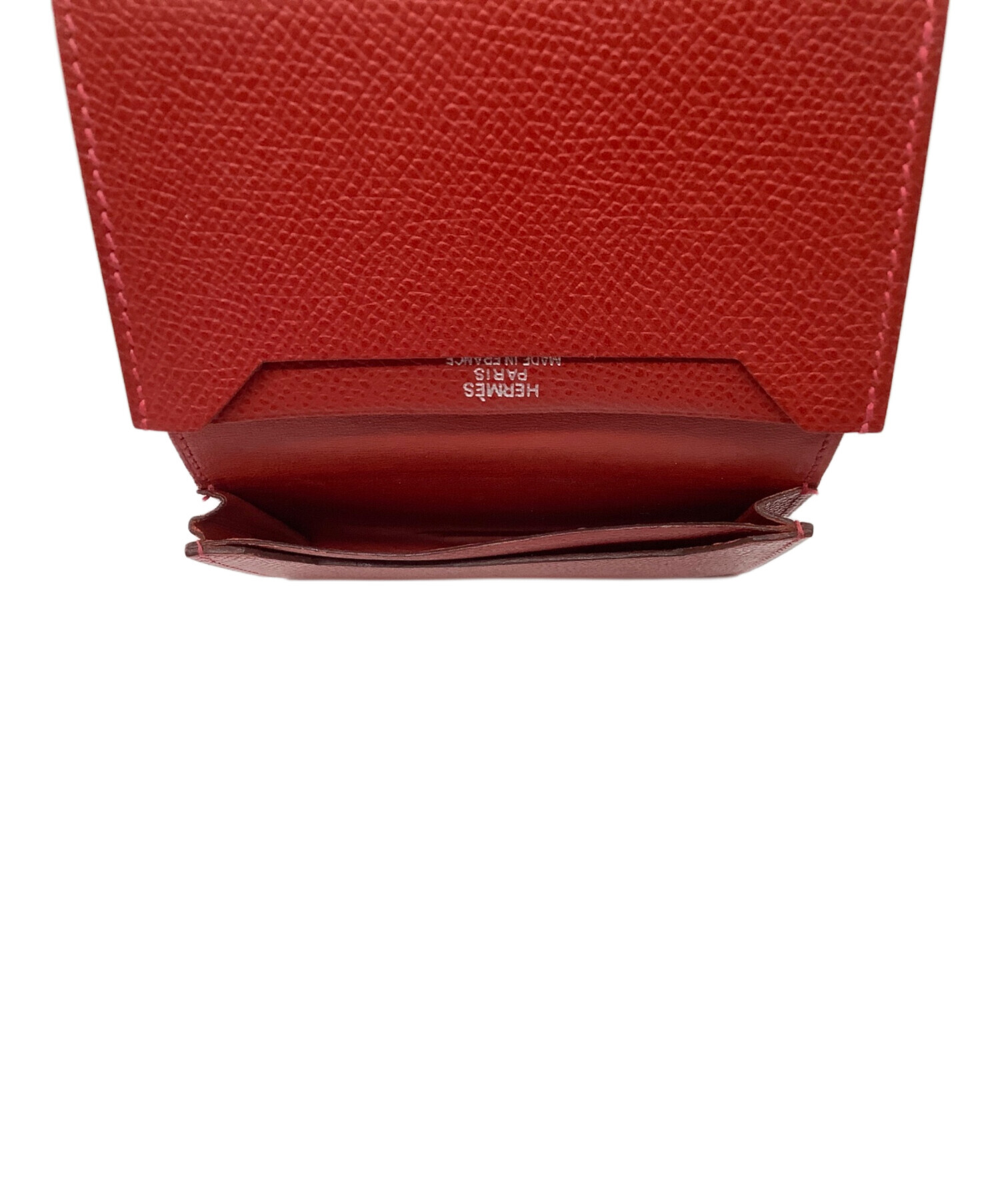 中古・古着通販】HERMES (エルメス) カードケース レッド｜ブランド