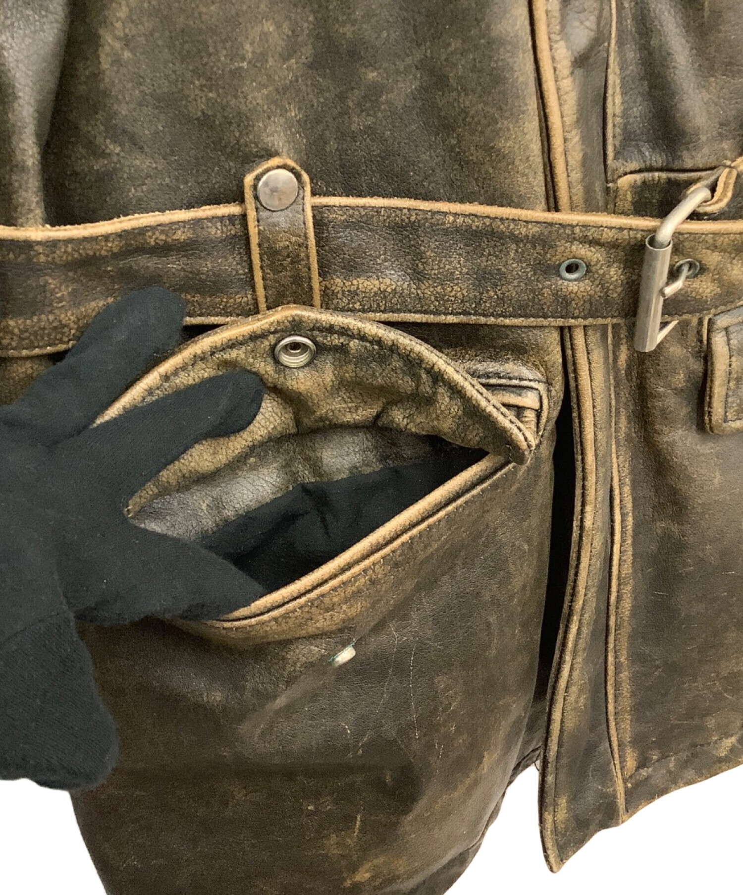 中古・古着通販】G.S.C (ジーエスシー) レザーライダース