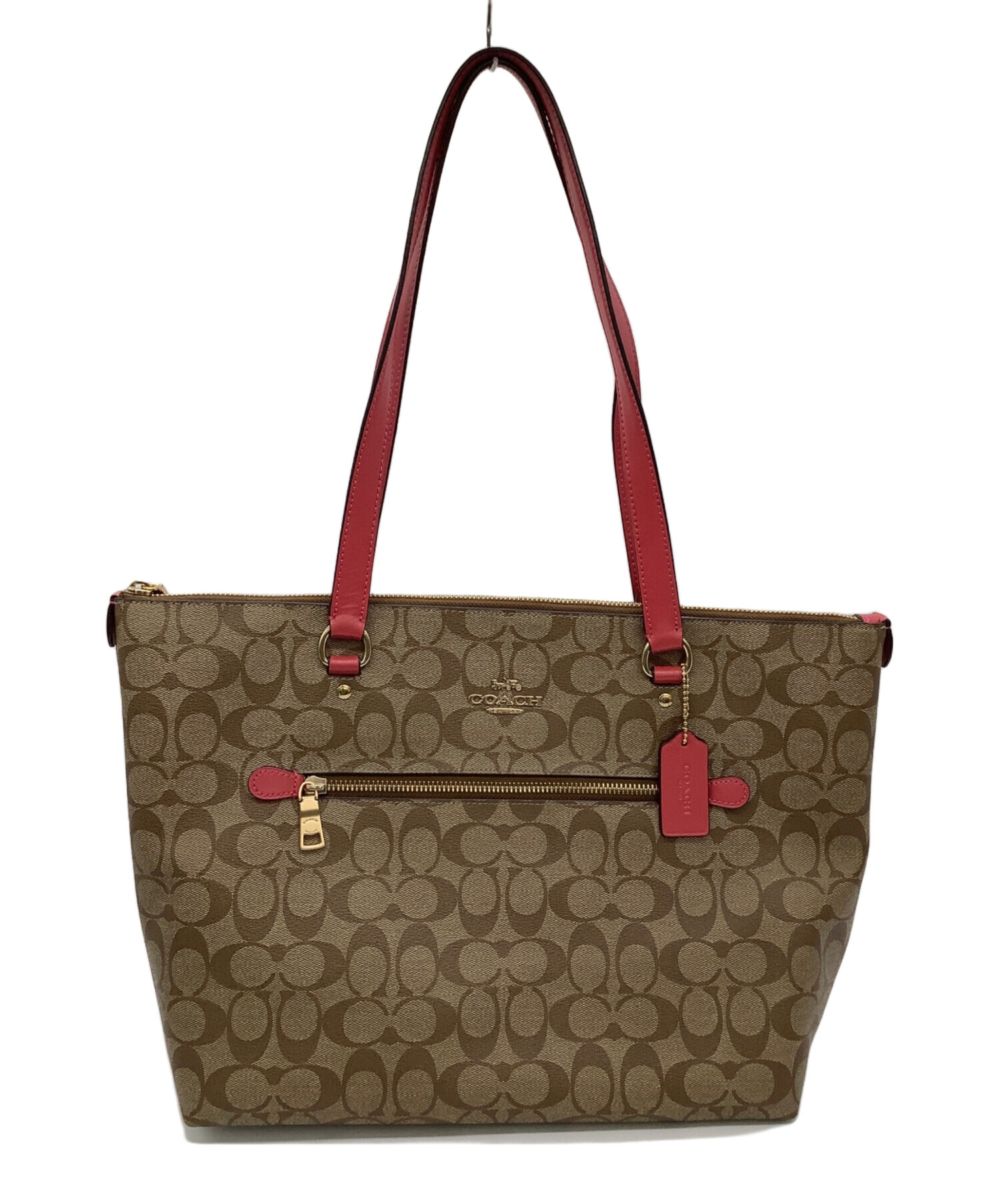 COACH トートバッグ ブラウン/ブルー　未使用品 中古・古着通販】COACH (コーチ) トートバッグ ブラウン｜ブランド