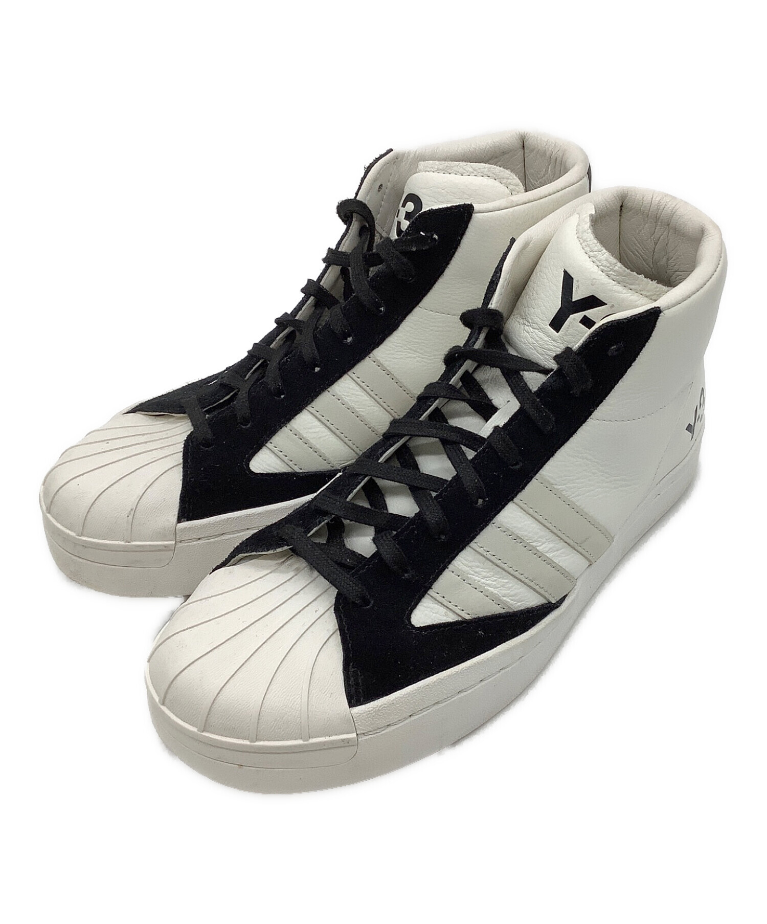 中古・古着通販】Y-3 (ワイスリー) ハイカットスニーカー ホワイト 