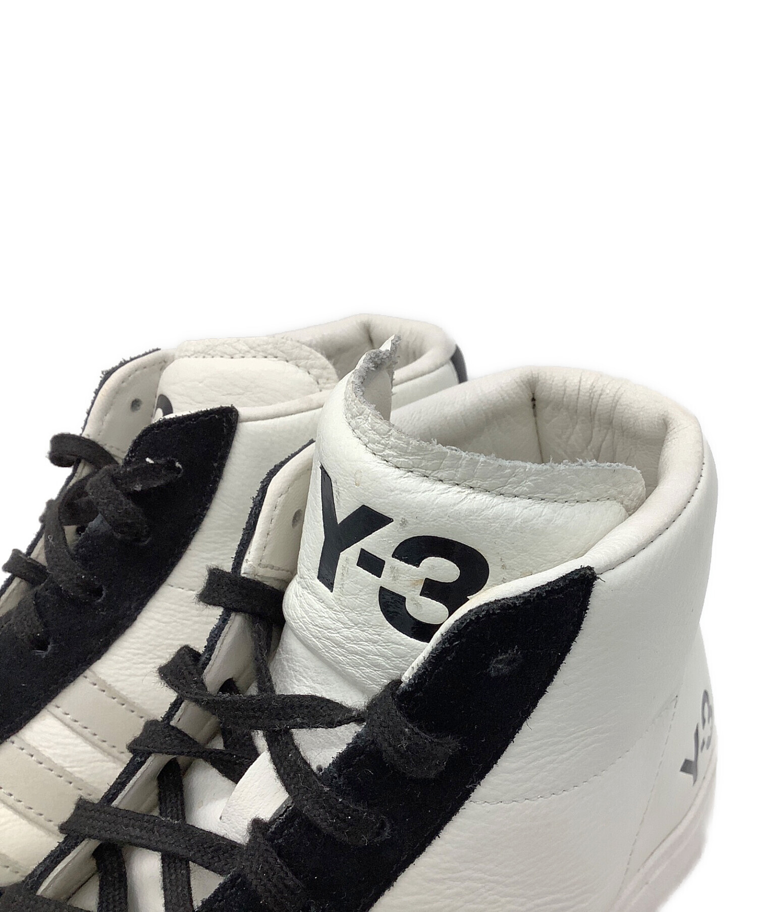 中古・古着通販】Y-3 (ワイスリー) ハイカットスニーカー ホワイト 