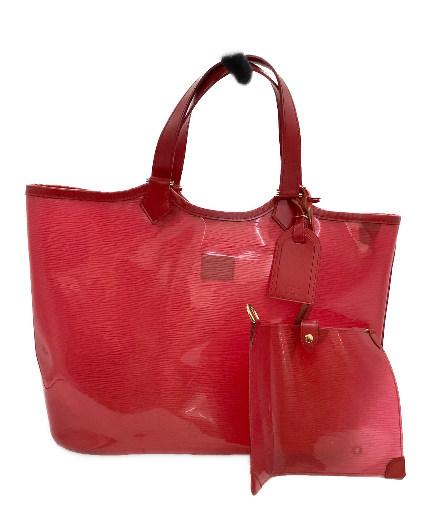 中古・古着通販】LOUIS VUITTON (ルイ ヴィトン) トートバッグ レッド 