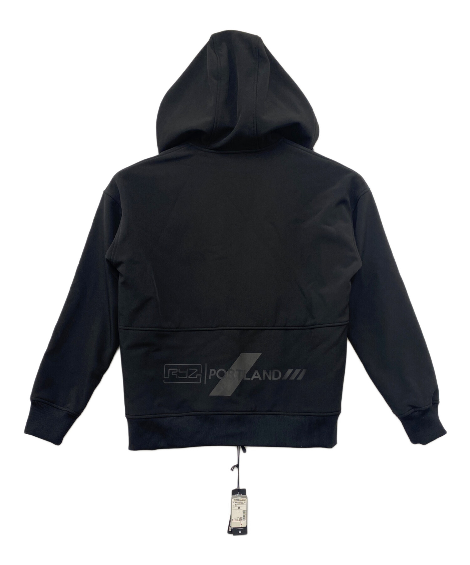 中古・古着通販】RYZ (ライズ) ジップパーカー ブラック サイズ:M 未