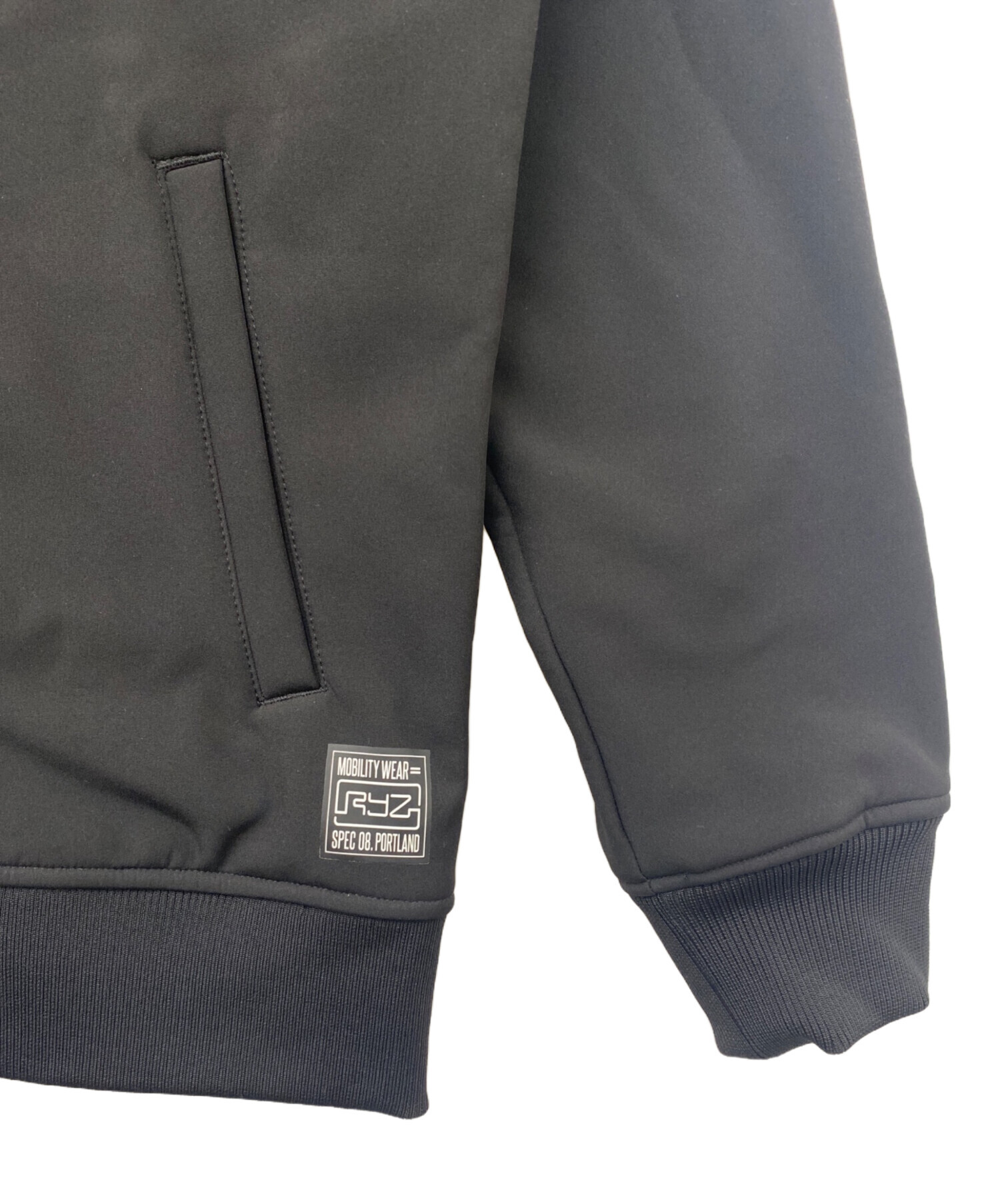 中古・古着通販】RYZ (ライズ) ジップパーカー ブラック サイズ:M 未