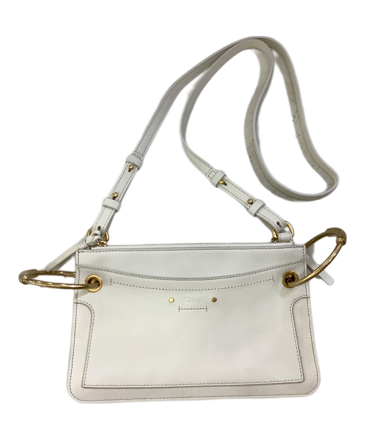 中古・古着通販】Chloe (クロエ) ショルダーバッグ アイボリー