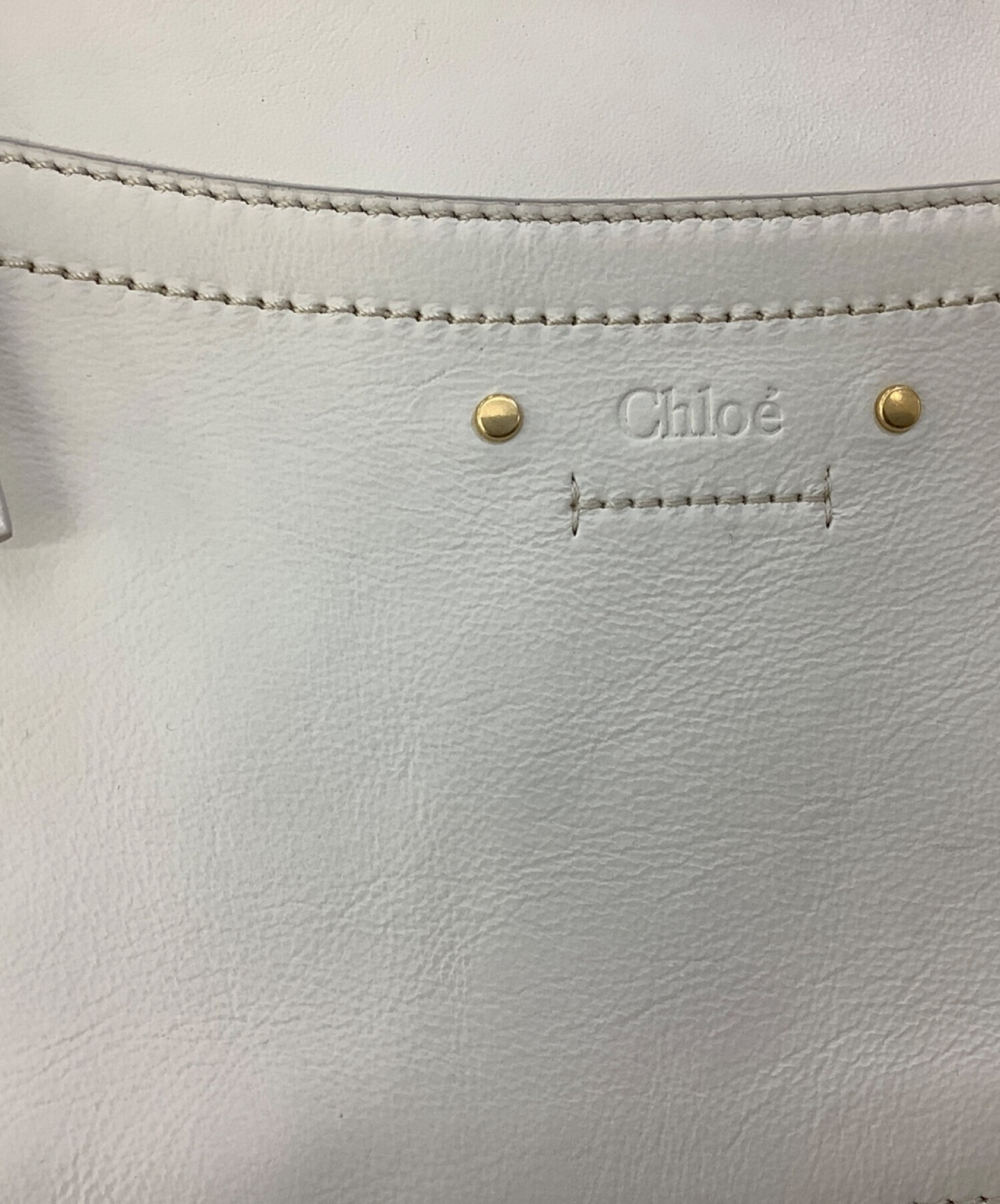 ✳︎ジャンク品✳︎Chloe バッグ 中古・古着通販】Chloe (クロエ) ショルダーバッグ アイボリー
