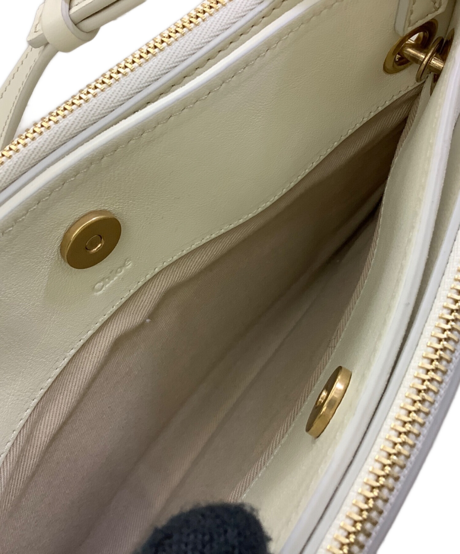中古・古着通販】Chloe (クロエ) ショルダーバッグ アイボリー