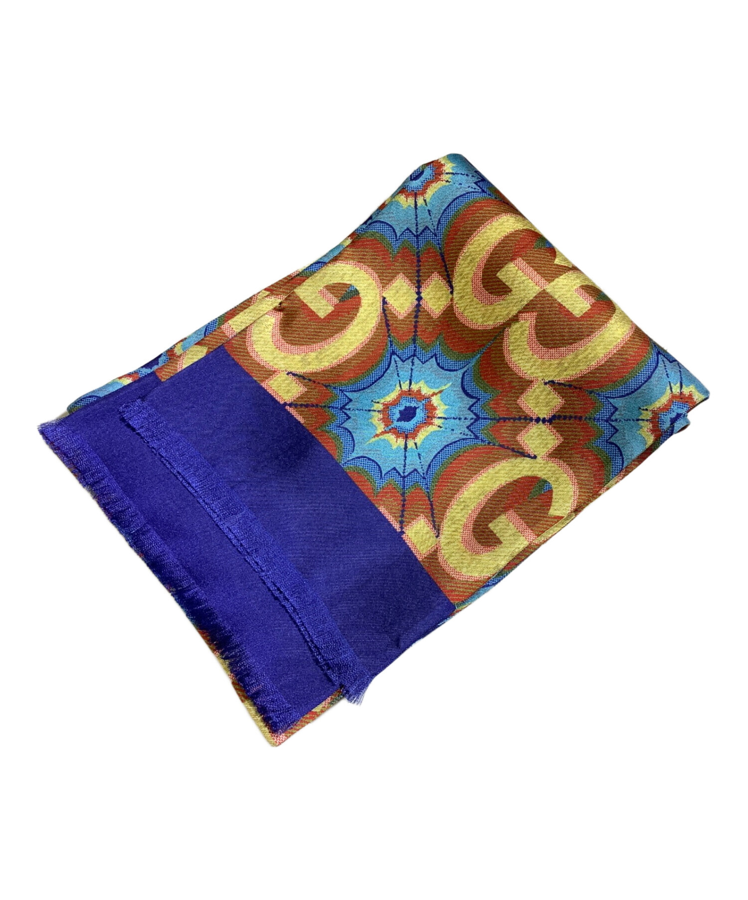 最終価格！【新品・未使用】グッチ　GUCCI イタリア製シルクスカーフ 中古・古着通販】GUCCI (グッチ) シルクスカーフ ブラウン｜ブランド