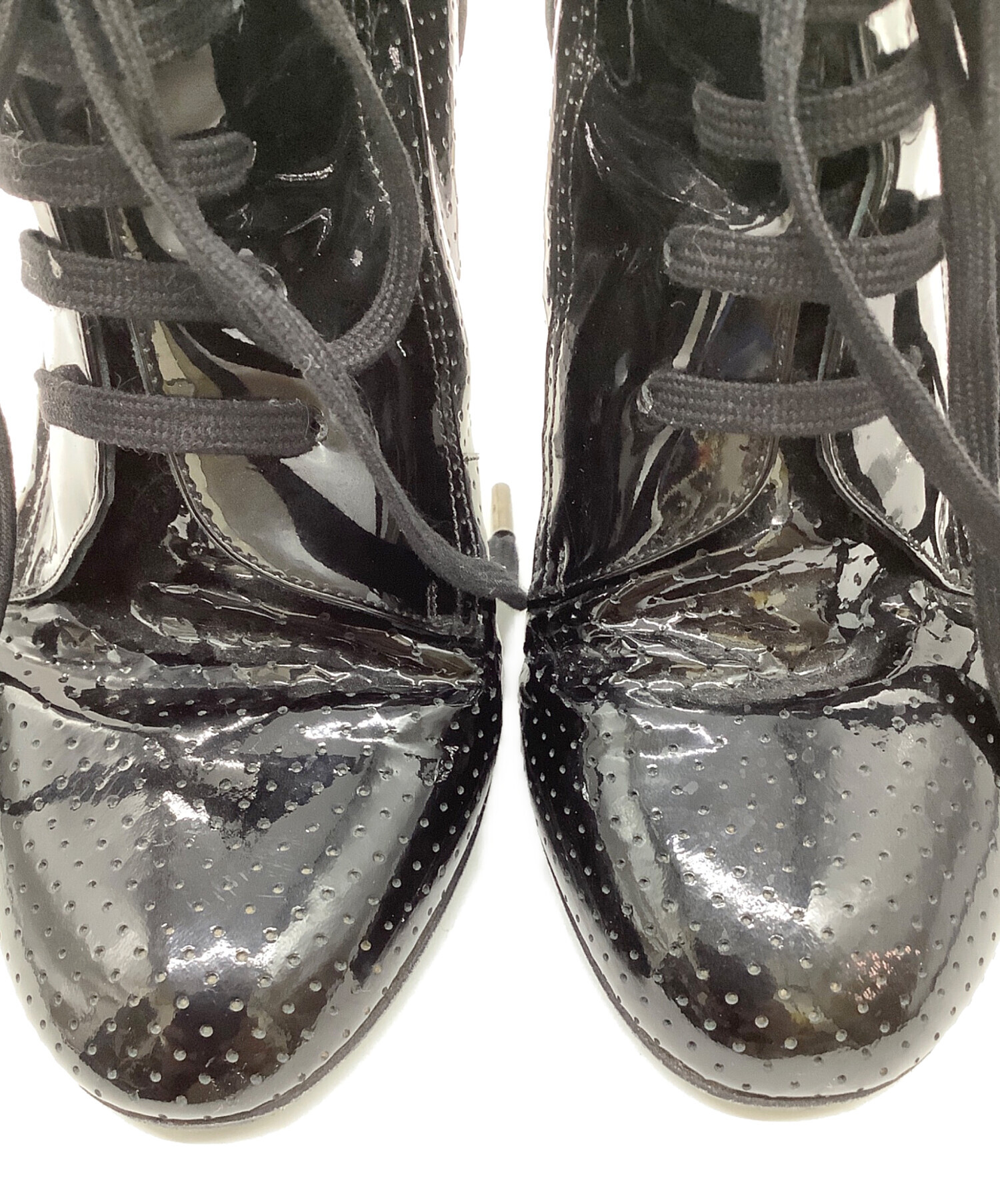 【週末限定価格‼️】CHANEL シャネル エナメル アンクルブーツ ブラック 週末限定価格‼️】CHANEL シャネル エナメル アンクルブーツ ブラック