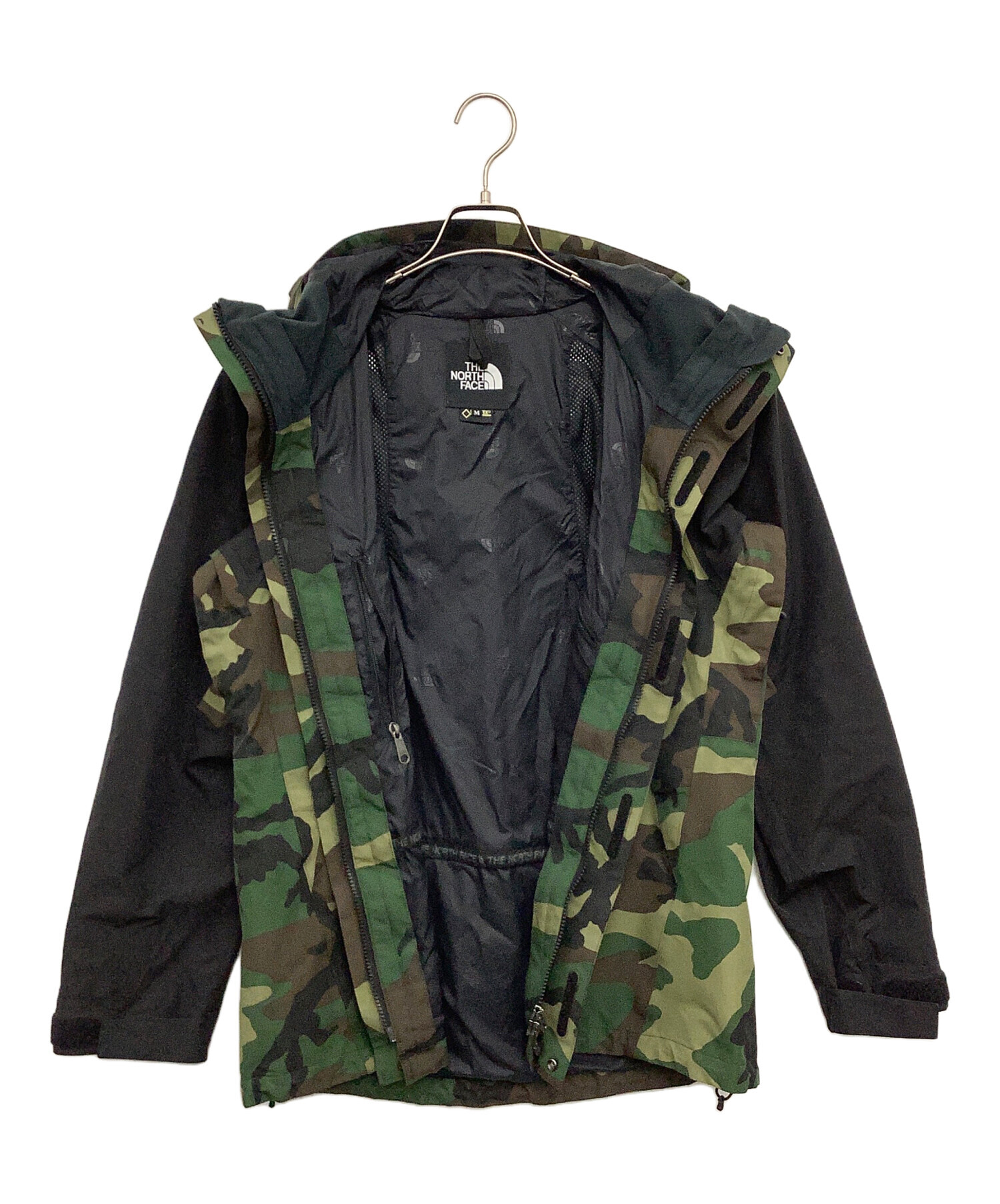 極美品 ノースフェイス メンズ マウンテンパーカー グリーン 現行 Mサイズ 極美品 ノースフェイス メンズ マウンテンパーカー グリーン 現行 M