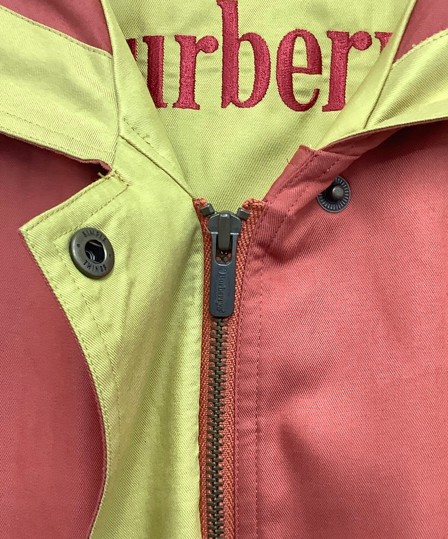 中古・古着通販】Burberry's (バーバリーズ) フード付ーコート レッド