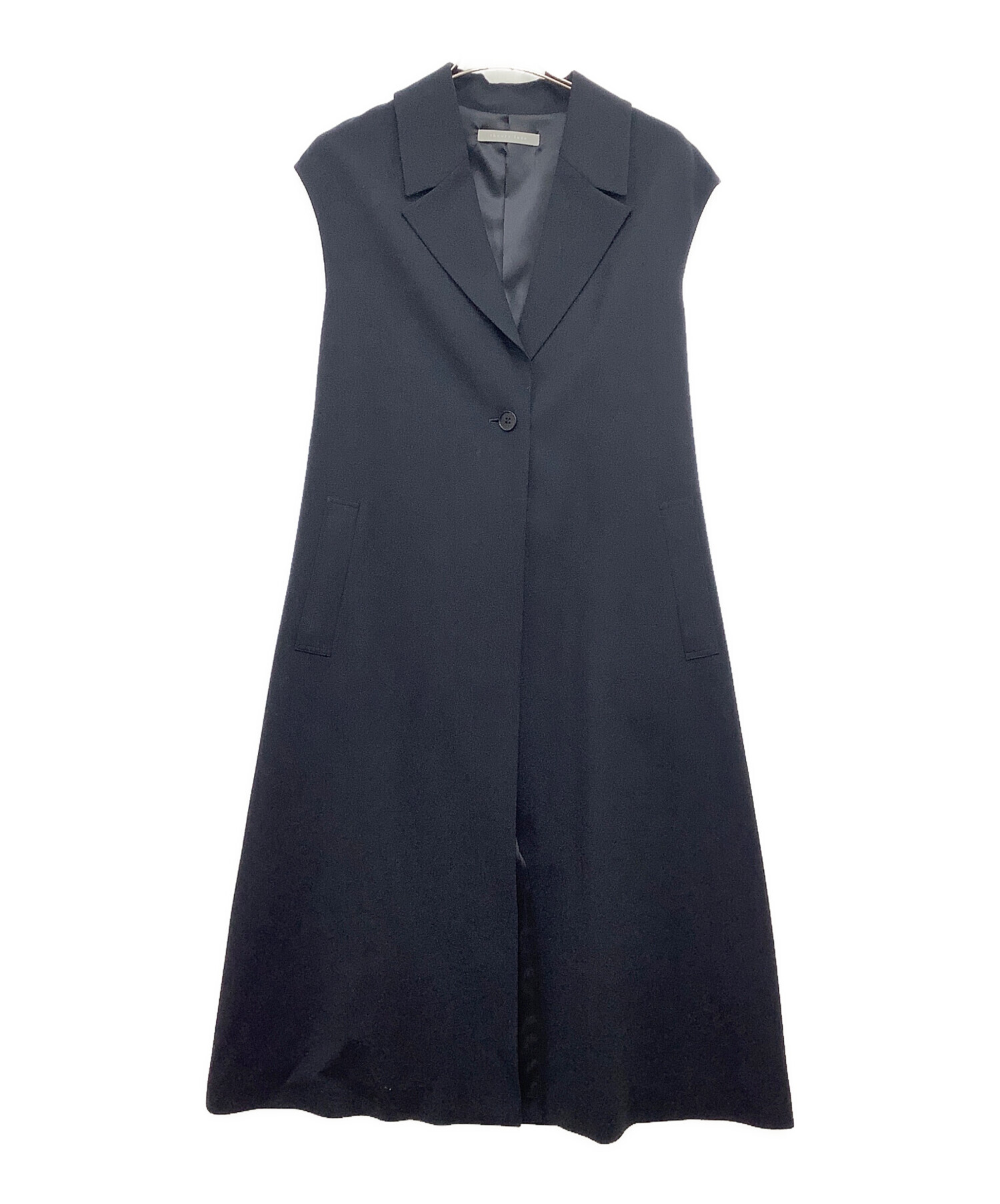 【新品】セオリーリュクス ロングジレ Vento Salind S ネイビー38 新品】セオリーリュクス ロングジレ Vento Salind S ネイビー38