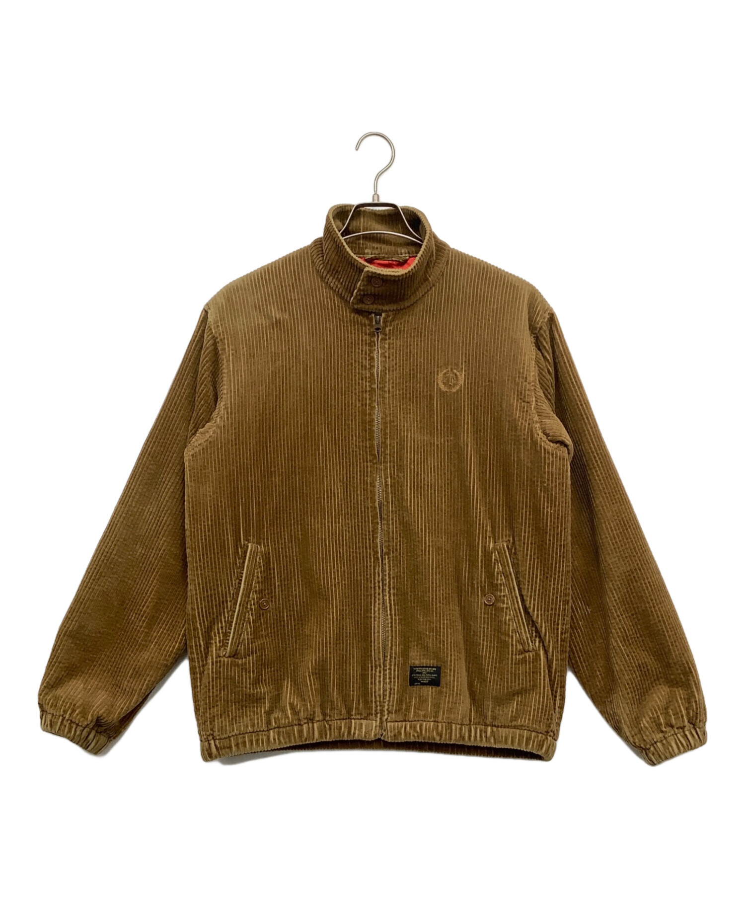 【新品・未使用】ブラウンツイードジャケット コーデュロイ襟付き 中古・古着通販】FTC (エフティーシー) コーデュロイジャケット