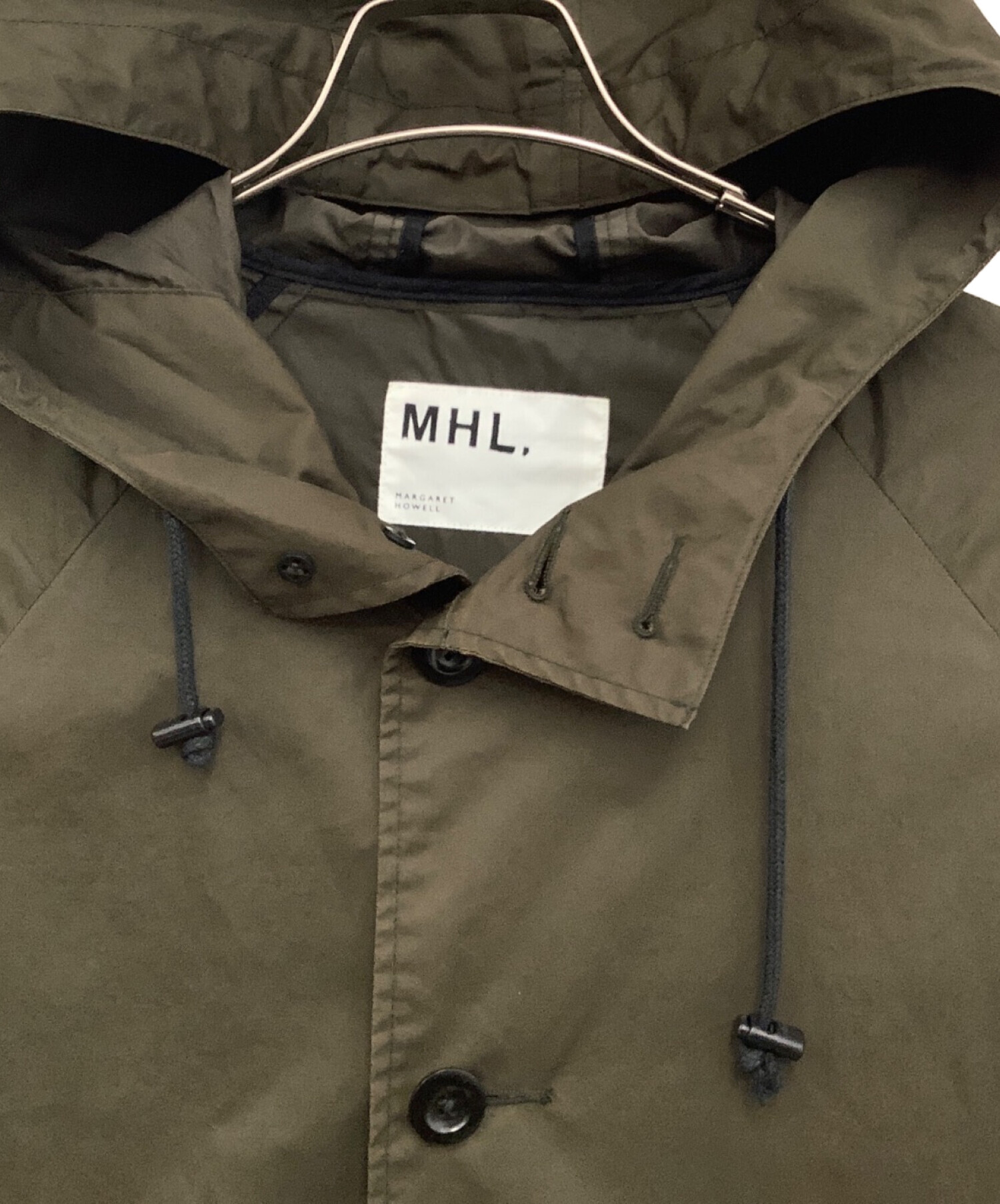 中古・古着通販】MHL (エムエイチエル) ナイロンパーカー オリーブ 