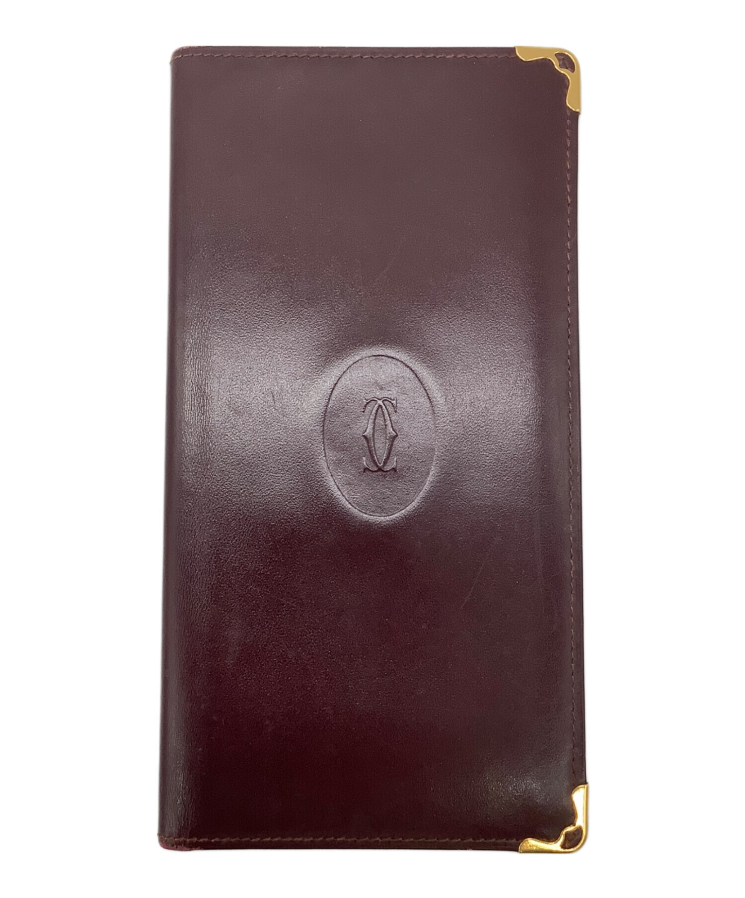 【新品】◇カルティエ◇ ヴィンテージ / ボルドー / 札入れ / オールド 中古・古着通販】Cartier (カルティエ) 札入れ ボルドー｜ブランド