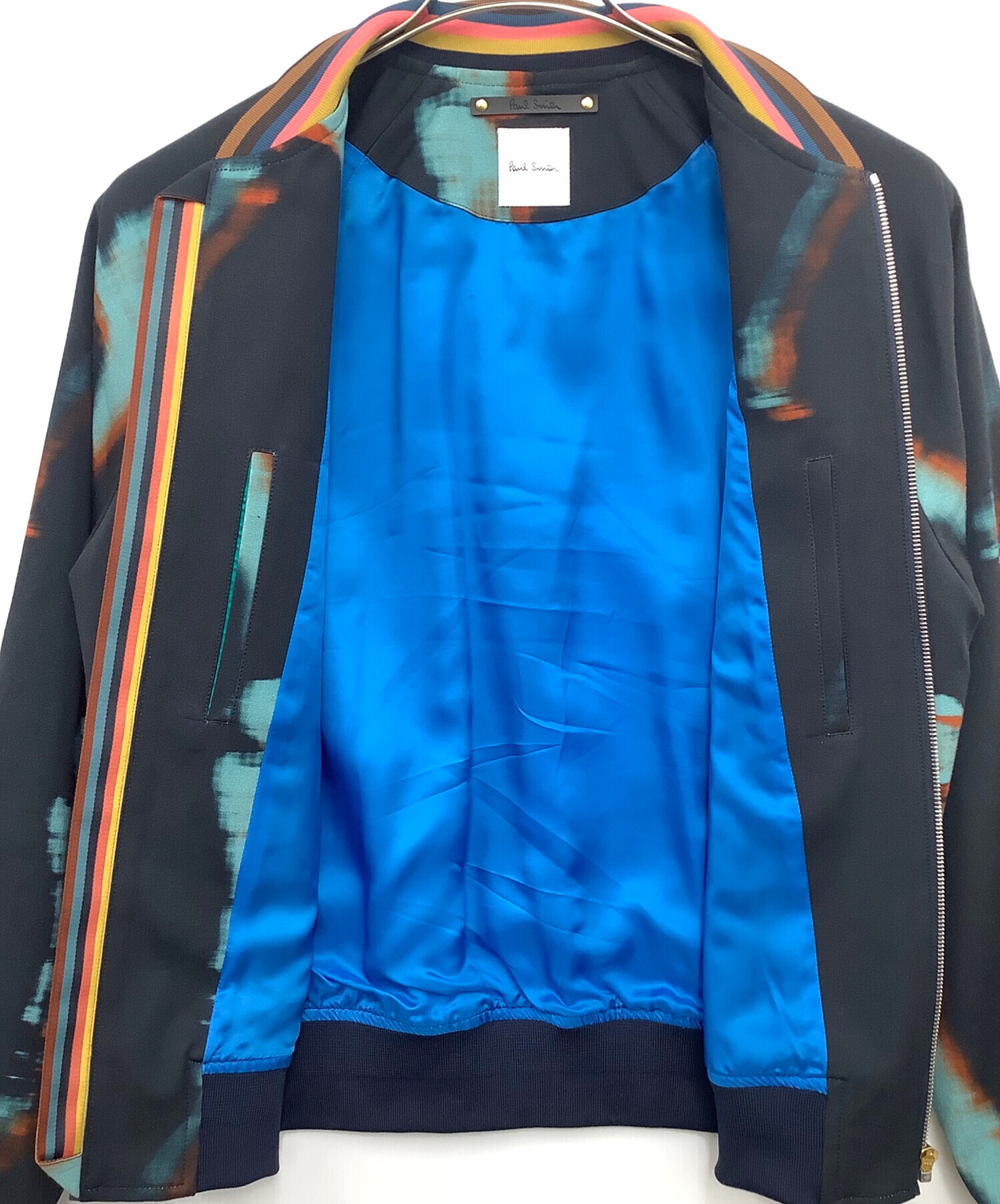 中古・古着通販】PAUL SMITH (ポールスミス) ジップブルゾン ブラック
